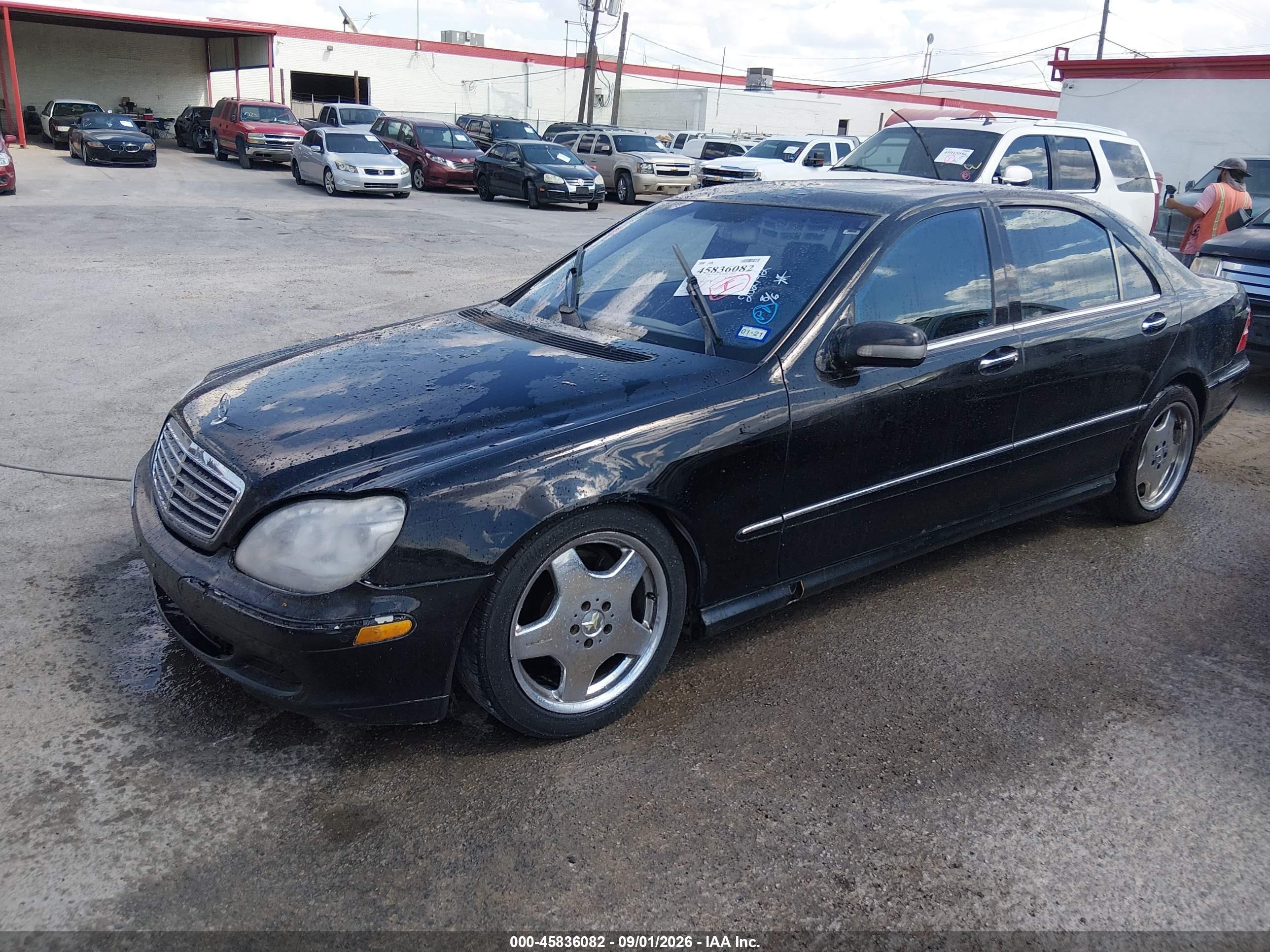 2002 Mercedes-benz S 430   Black vin: WDBNG70JX2A282792