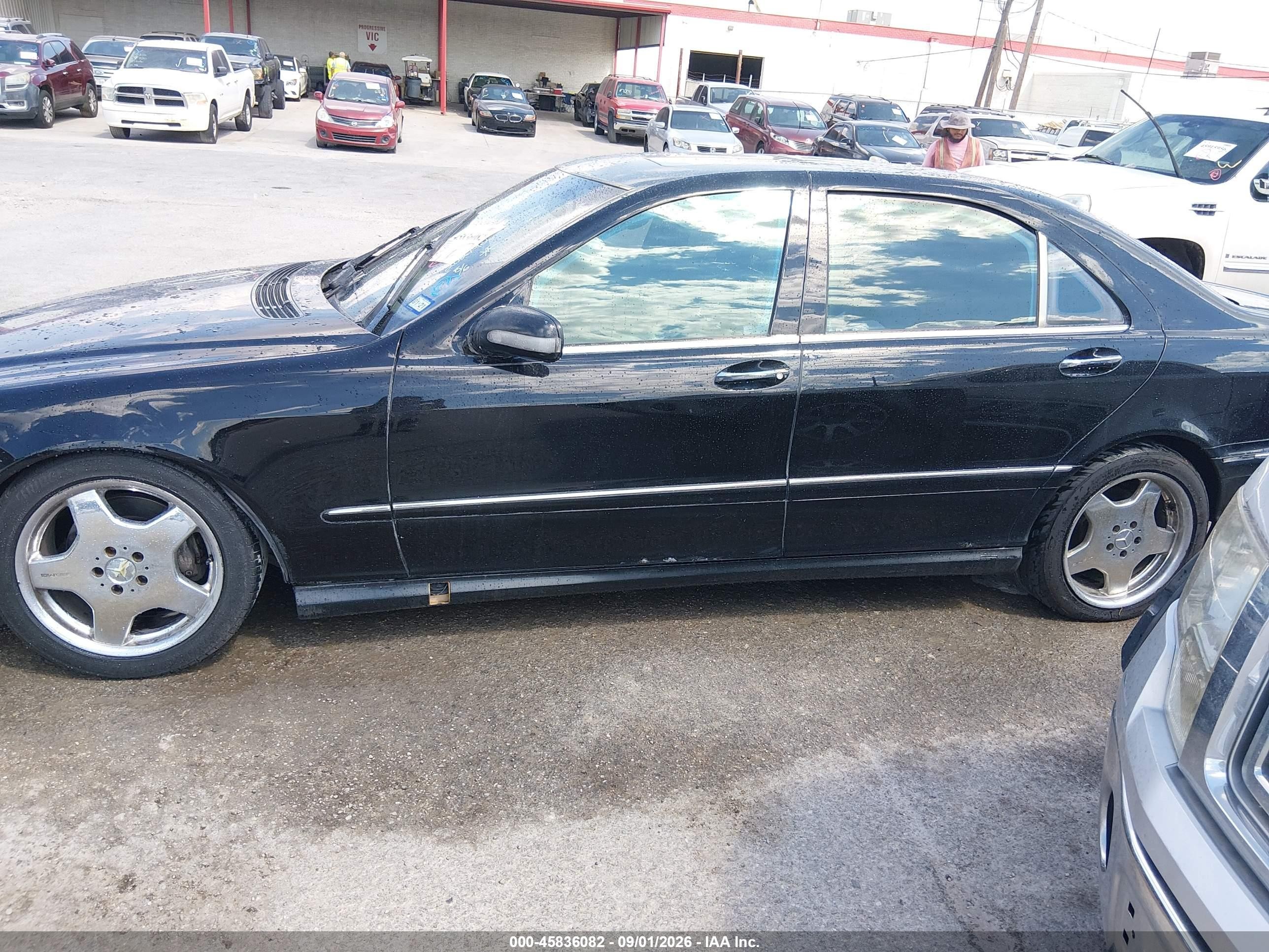 2002 Mercedes-benz S 430   Black vin: WDBNG70JX2A282792
