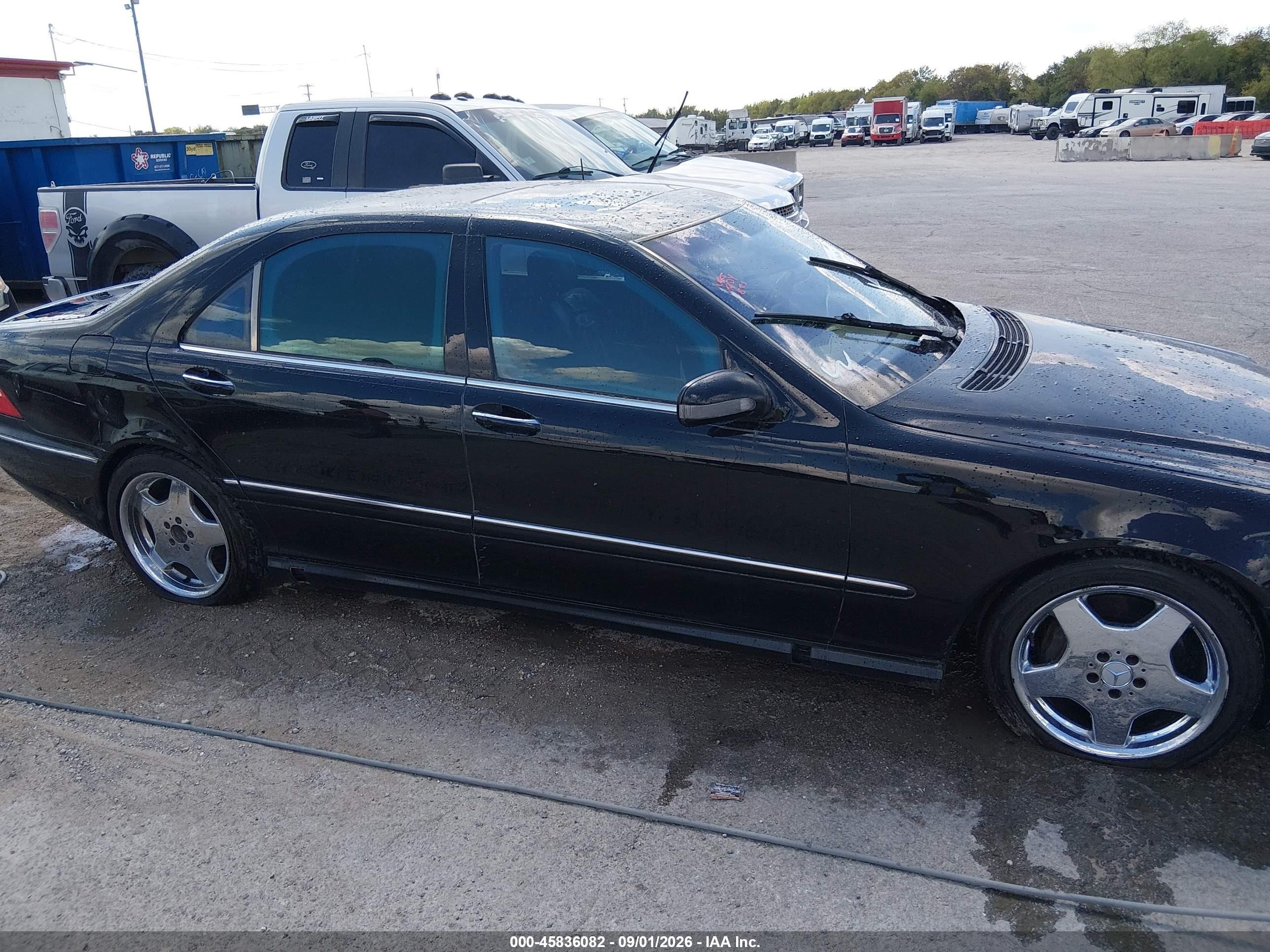 2002 Mercedes-benz S 430   Black vin: WDBNG70JX2A282792