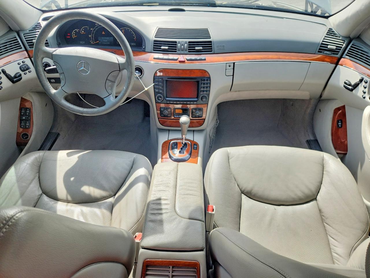 2003 Mercedes-benz S 430 Silver vin: WDBNG70JX3A342040