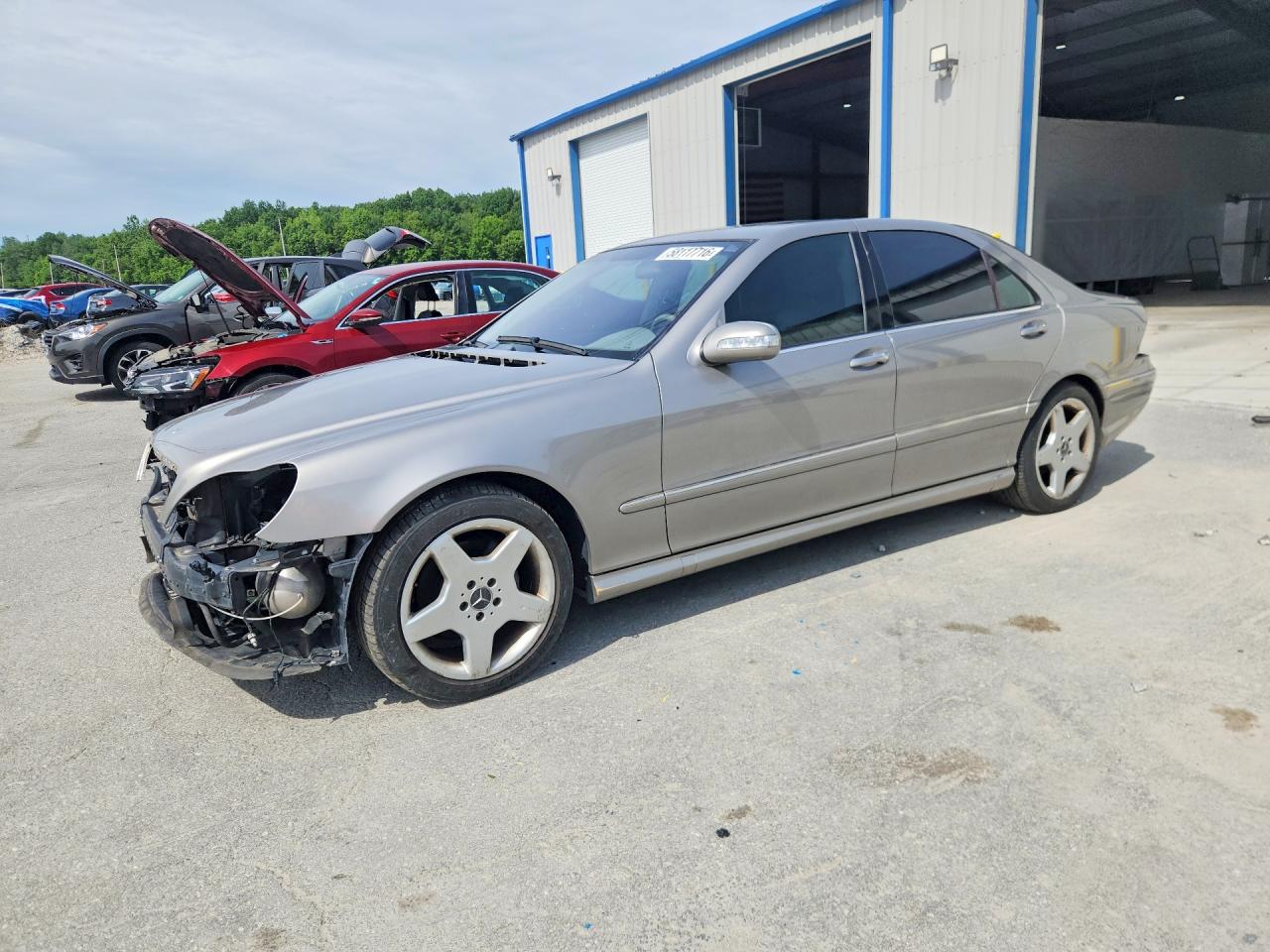 2003 Mercedes-benz S 430 Silver vin: WDBNG70JX3A342040