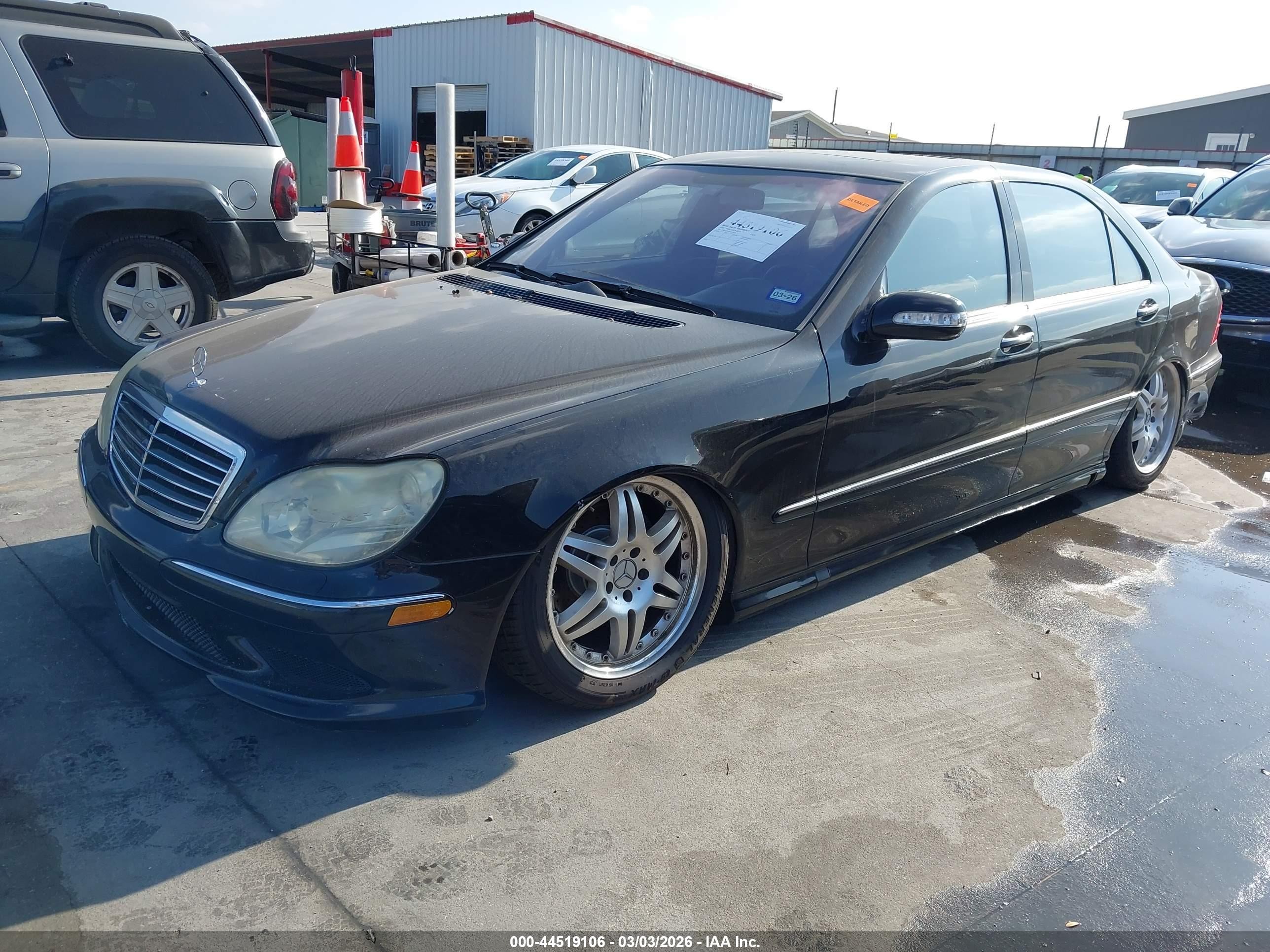 2003 Mercedes-benz S 430   Black vin: WDBNG70JX3A374972