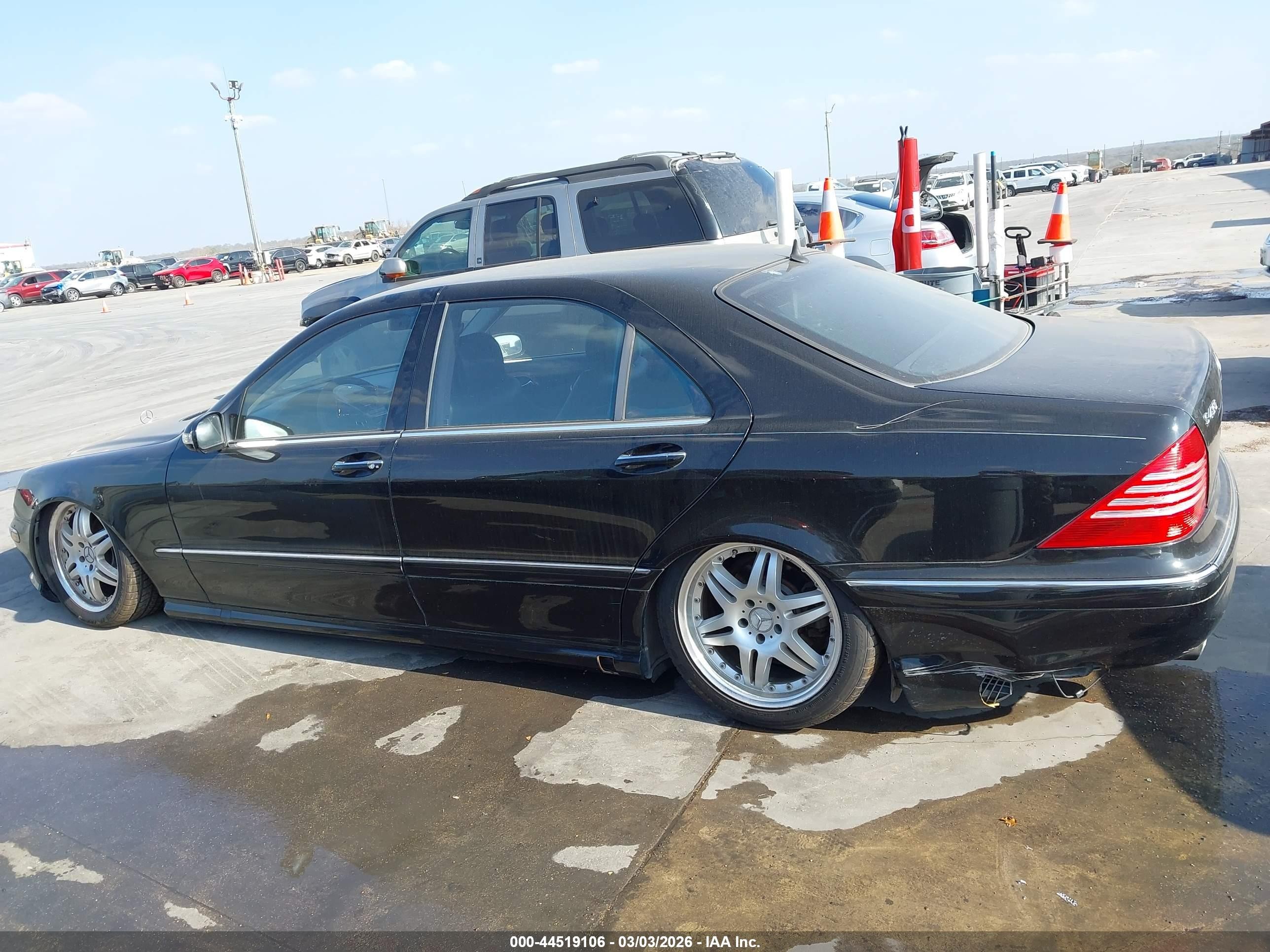 2003 Mercedes-benz S 430   Black vin: WDBNG70JX3A374972