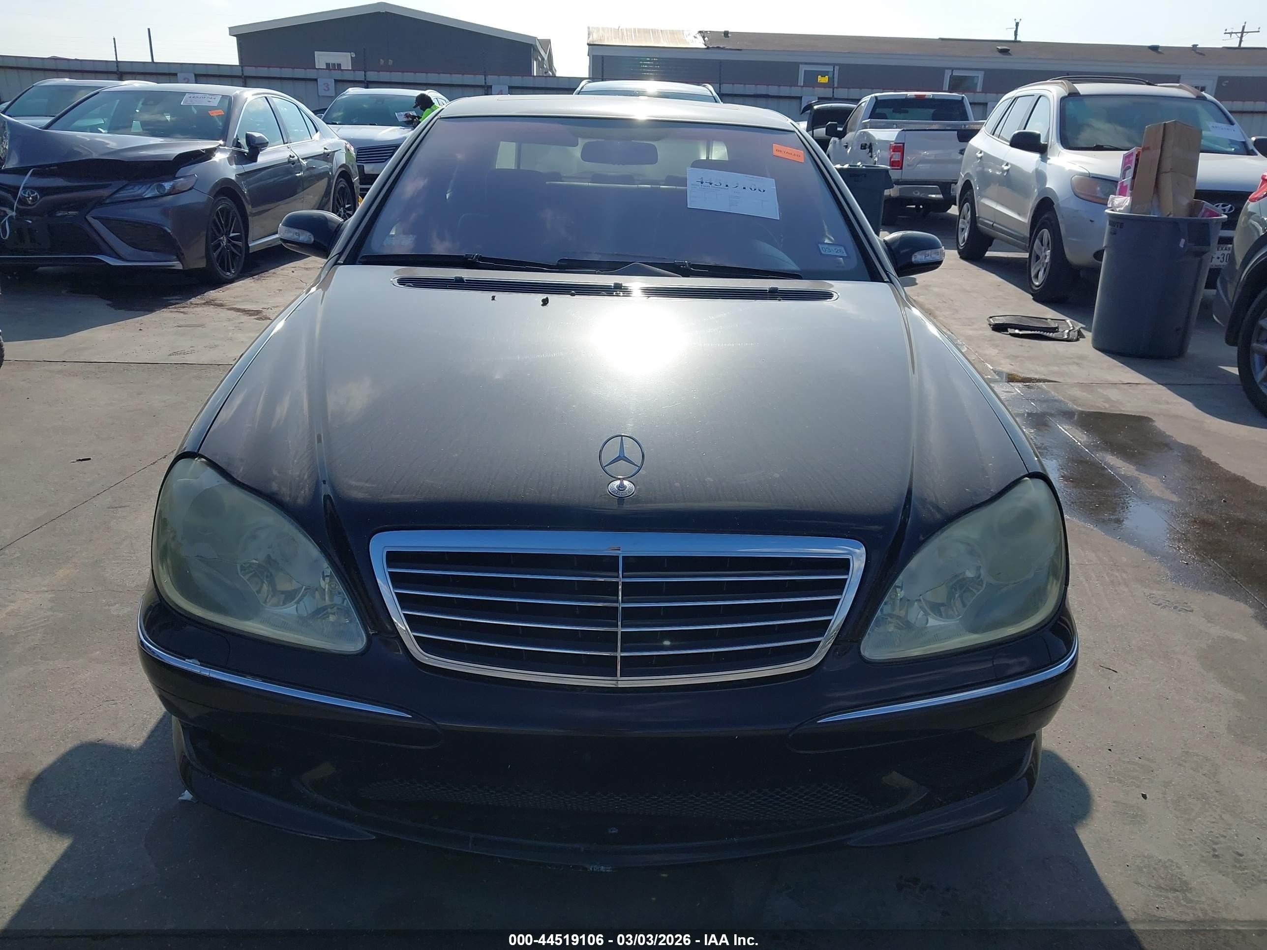 2003 Mercedes-benz S 430   Black vin: WDBNG70JX3A374972