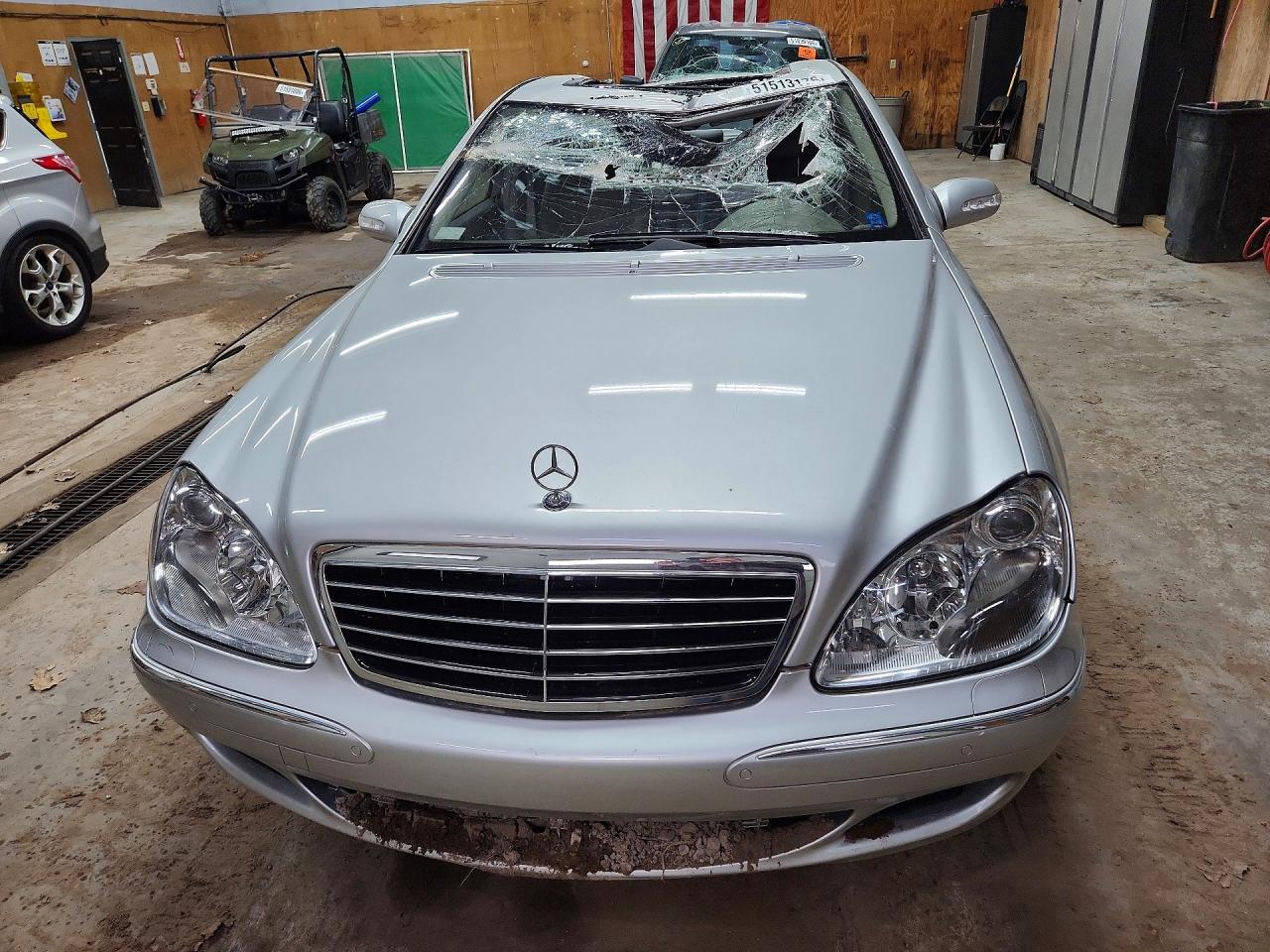 2005 Mercedes-benz S 430 Silver vin: WDBNG70JX5A451892
