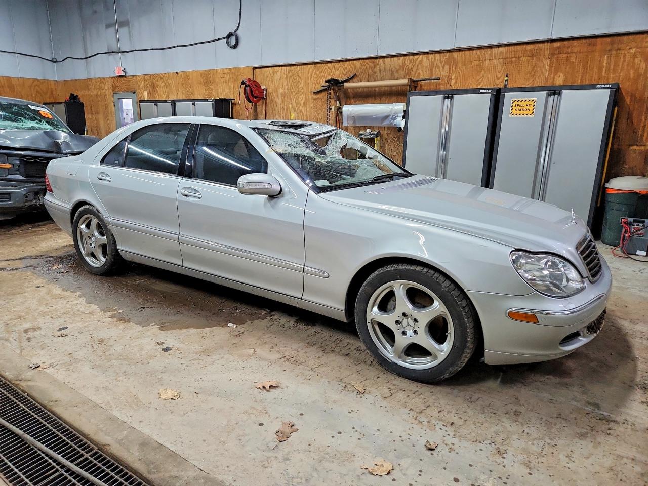 2005 Mercedes-benz S 430 Silver vin: WDBNG70JX5A451892