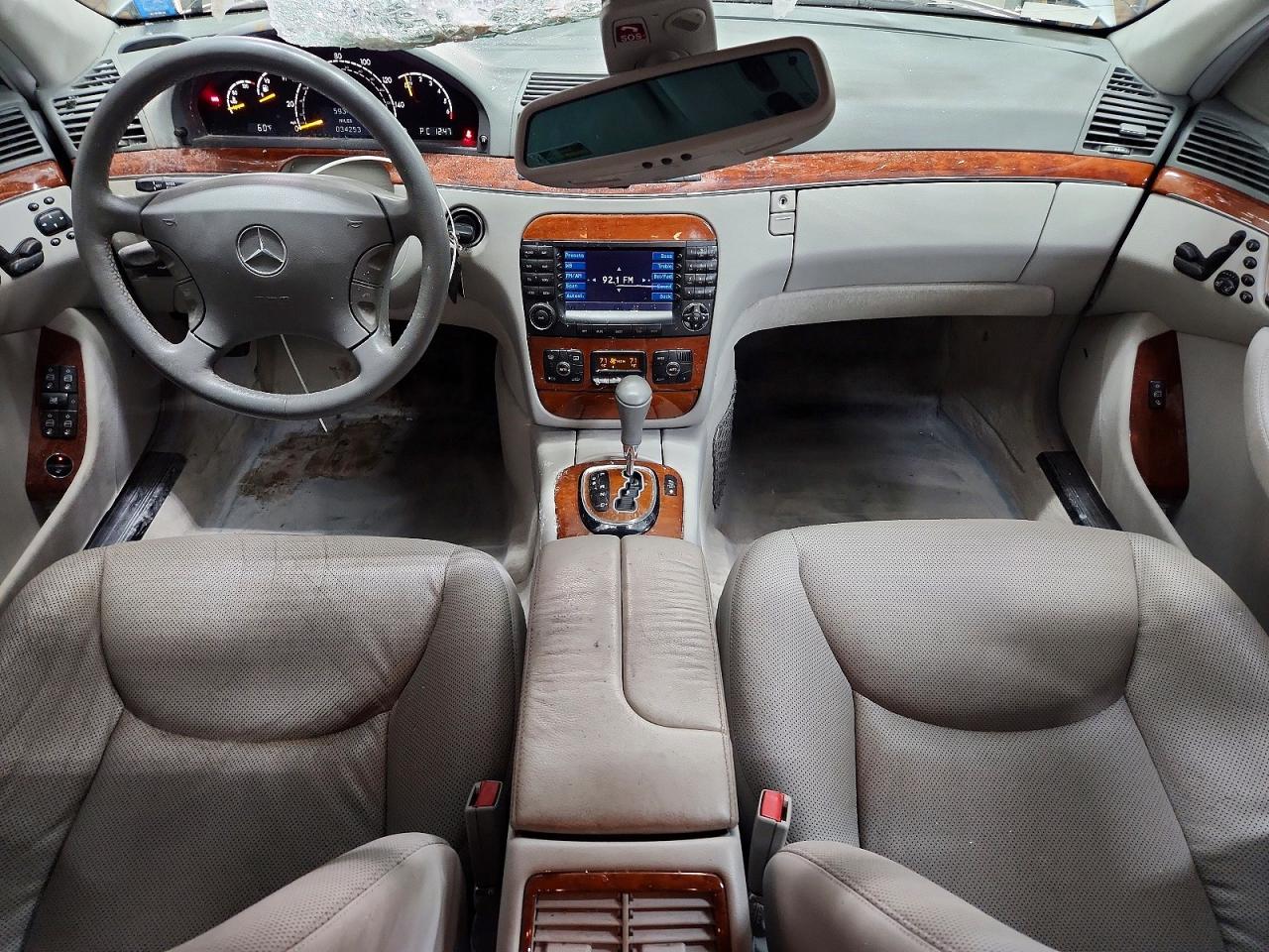 2005 Mercedes-benz S 430 Silver vin: WDBNG70JX5A451892