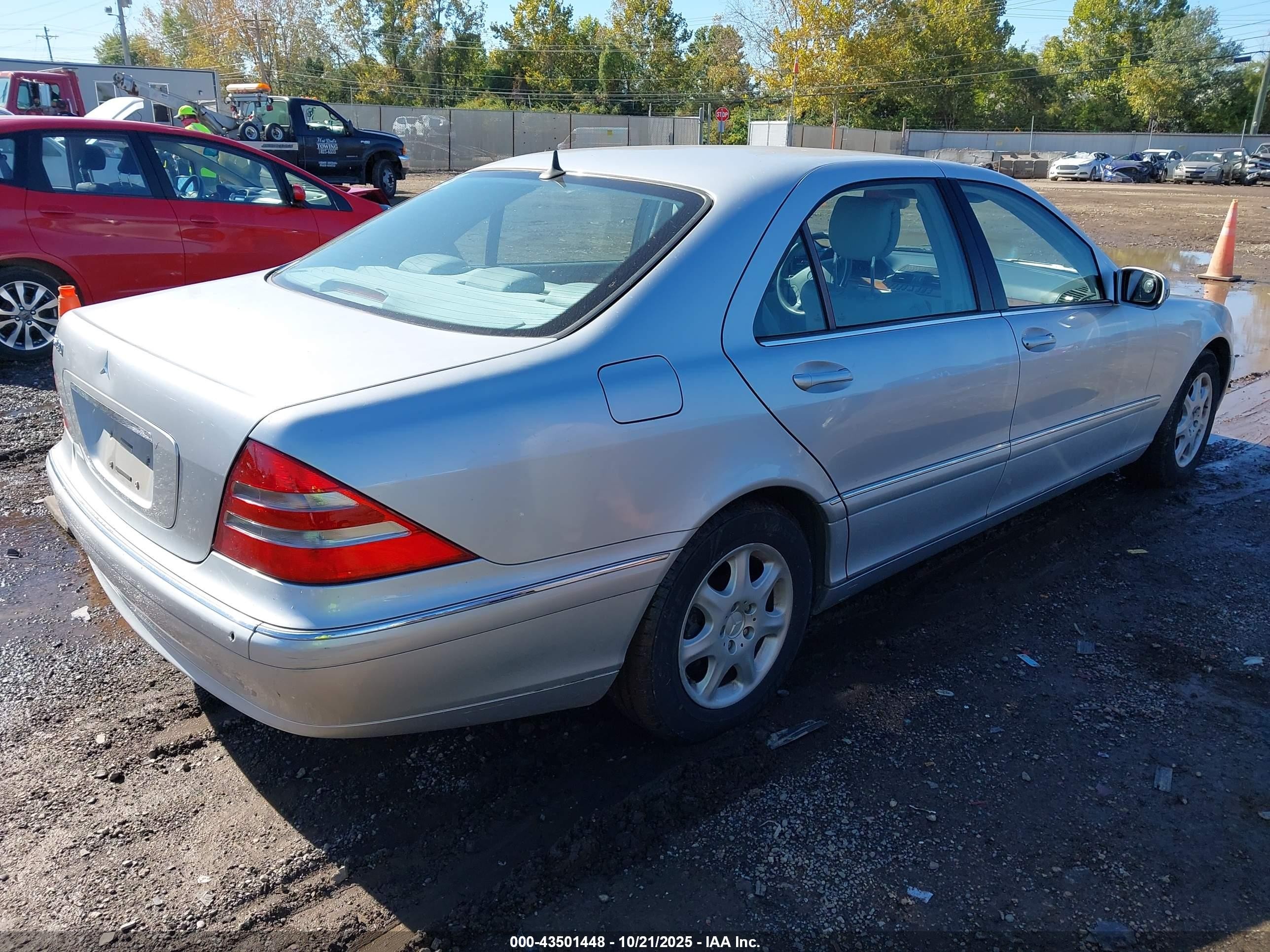 2000 Mercedes-benz S 430   Серебряный vin: WDBNG70JXYA115261