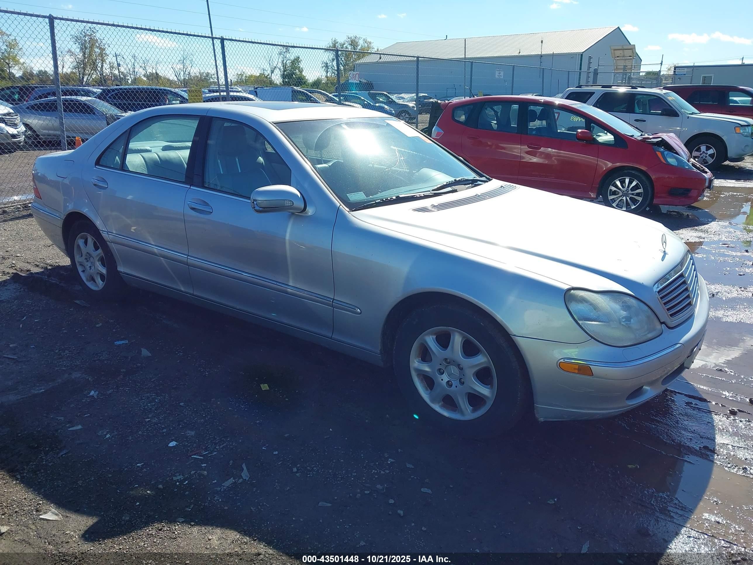 2000 Mercedes-benz S 430   Silver vin: WDBNG70JXYA115261