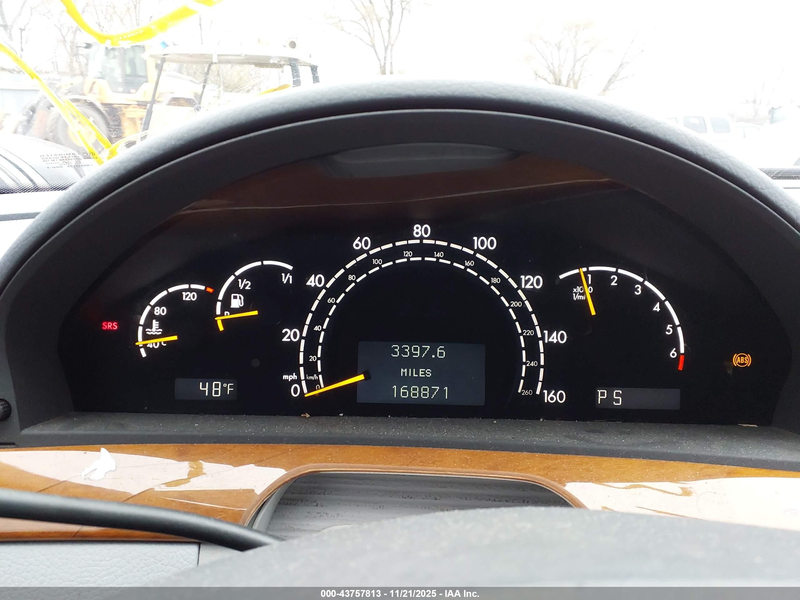 2000 Mercedes-benz S 430   Silver vin: WDBNG70JXYA121433