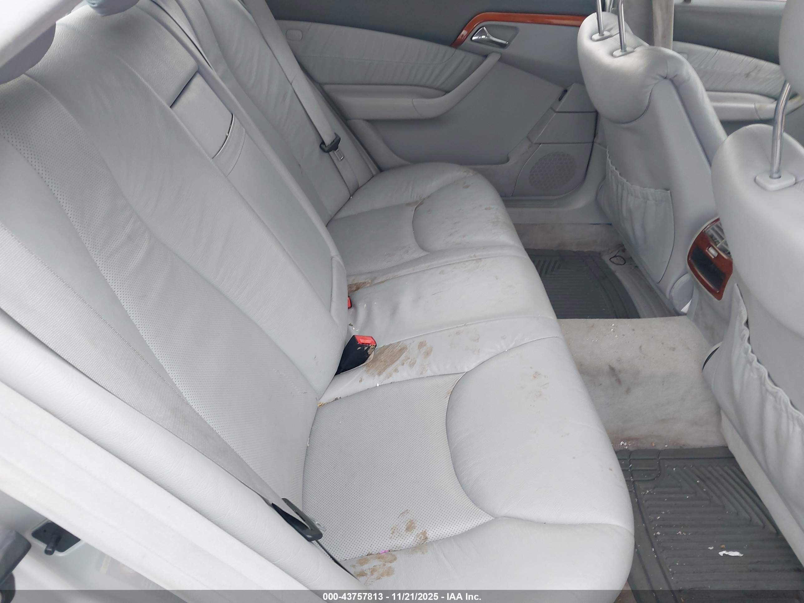 2000 Mercedes-benz S 430   Silver vin: WDBNG70JXYA121433