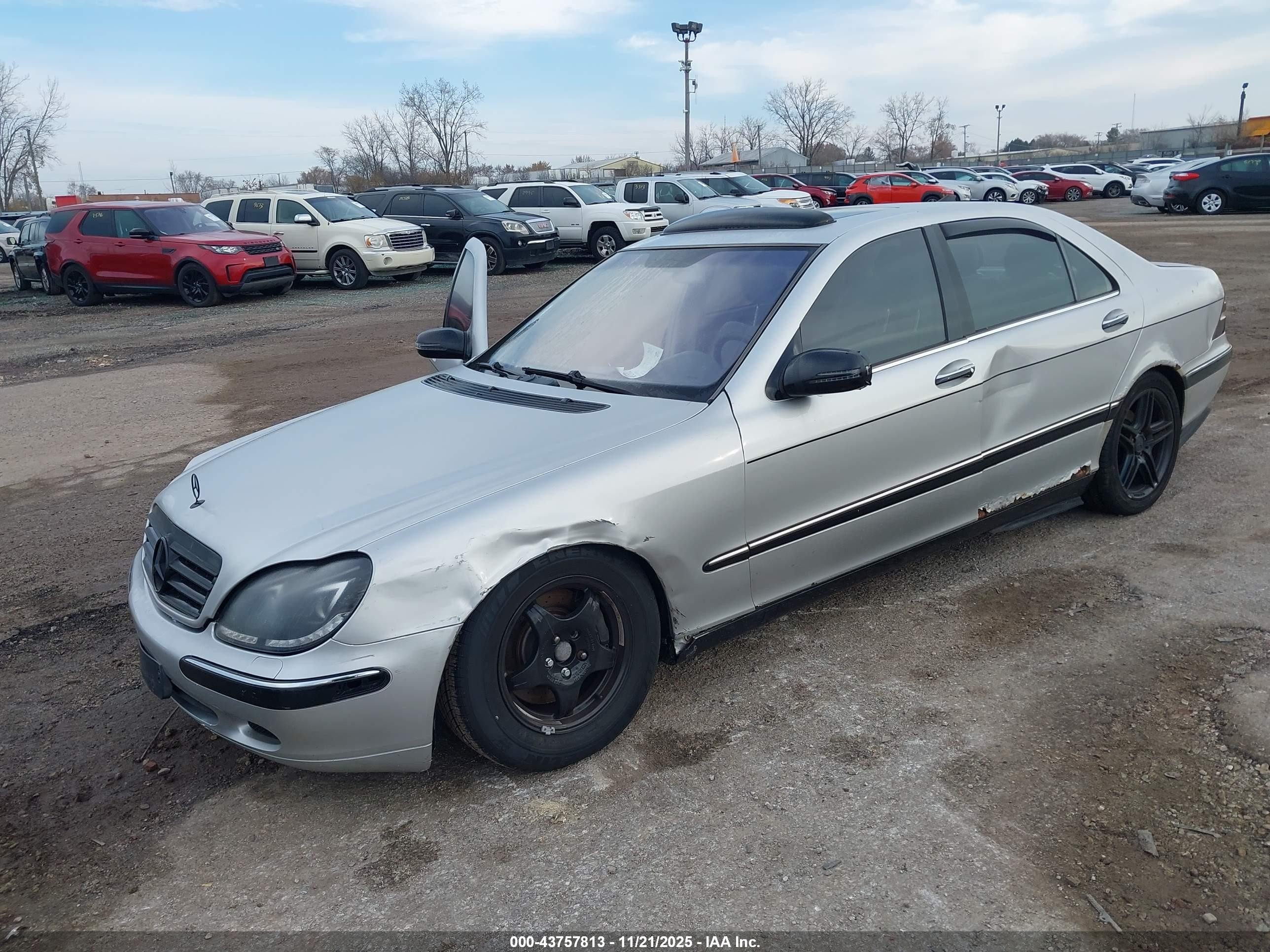 2000 Mercedes-benz S 430   Silver vin: WDBNG70JXYA121433