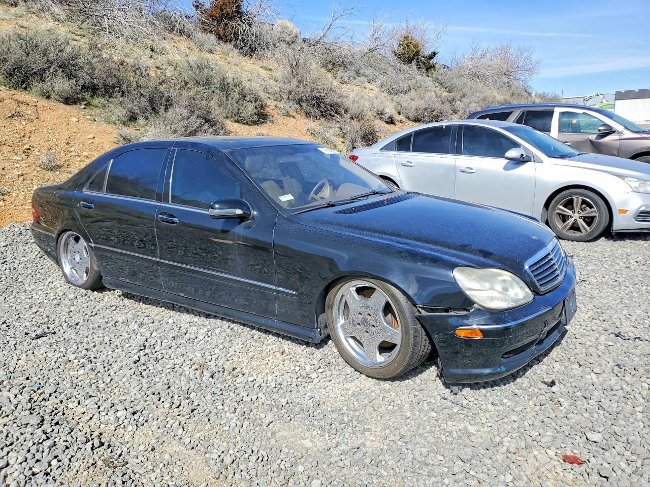 2002 Mercedes-benz S 55 Amg Black vin: WDBNG73J02A250526