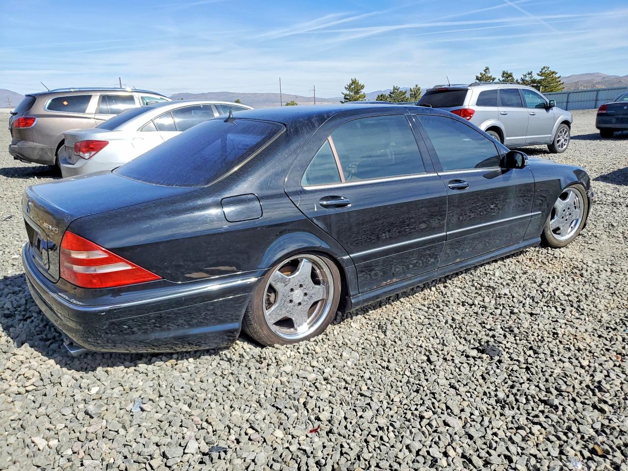 2002 Mercedes-benz S 55 Amg Black vin: WDBNG73J02A250526