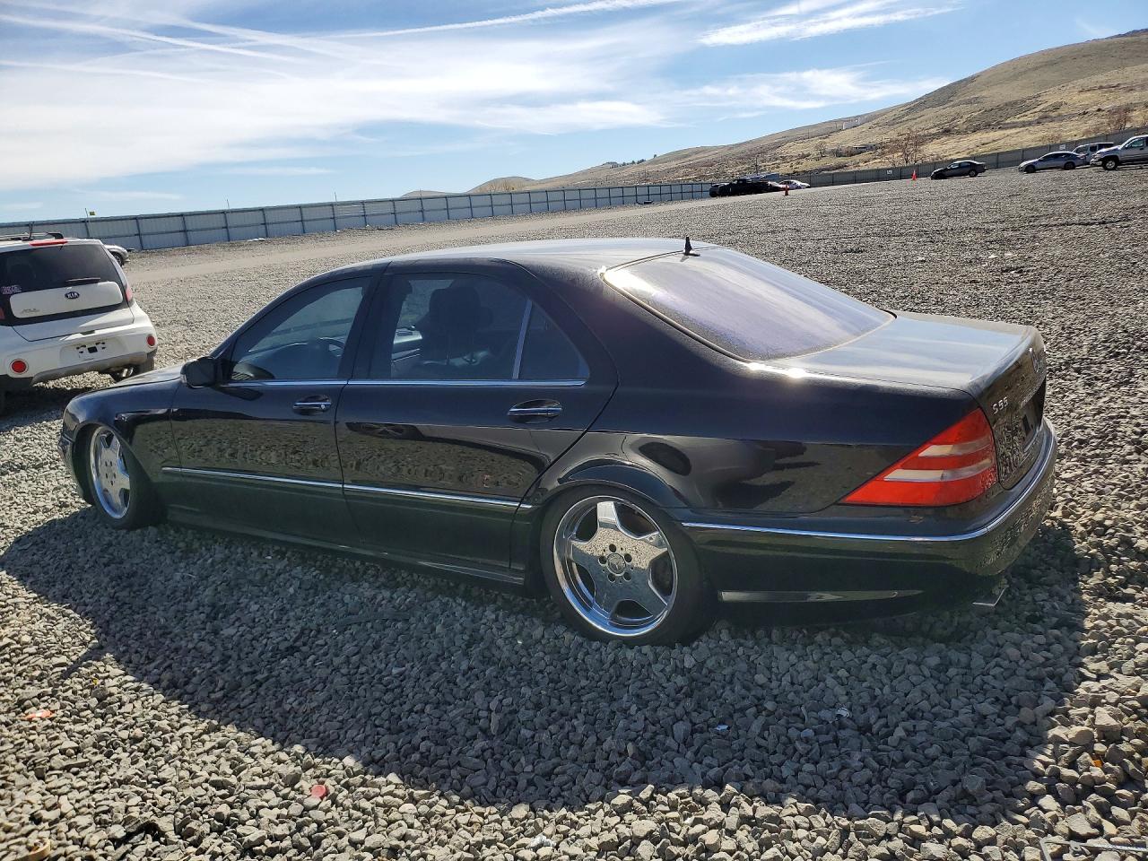 2002 Mercedes-benz S 55 Amg Black vin: WDBNG73J02A250526