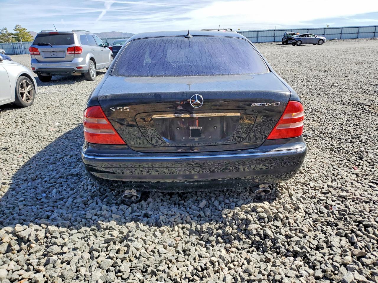 2002 Mercedes-benz S 55 Amg Black vin: WDBNG73J02A250526
