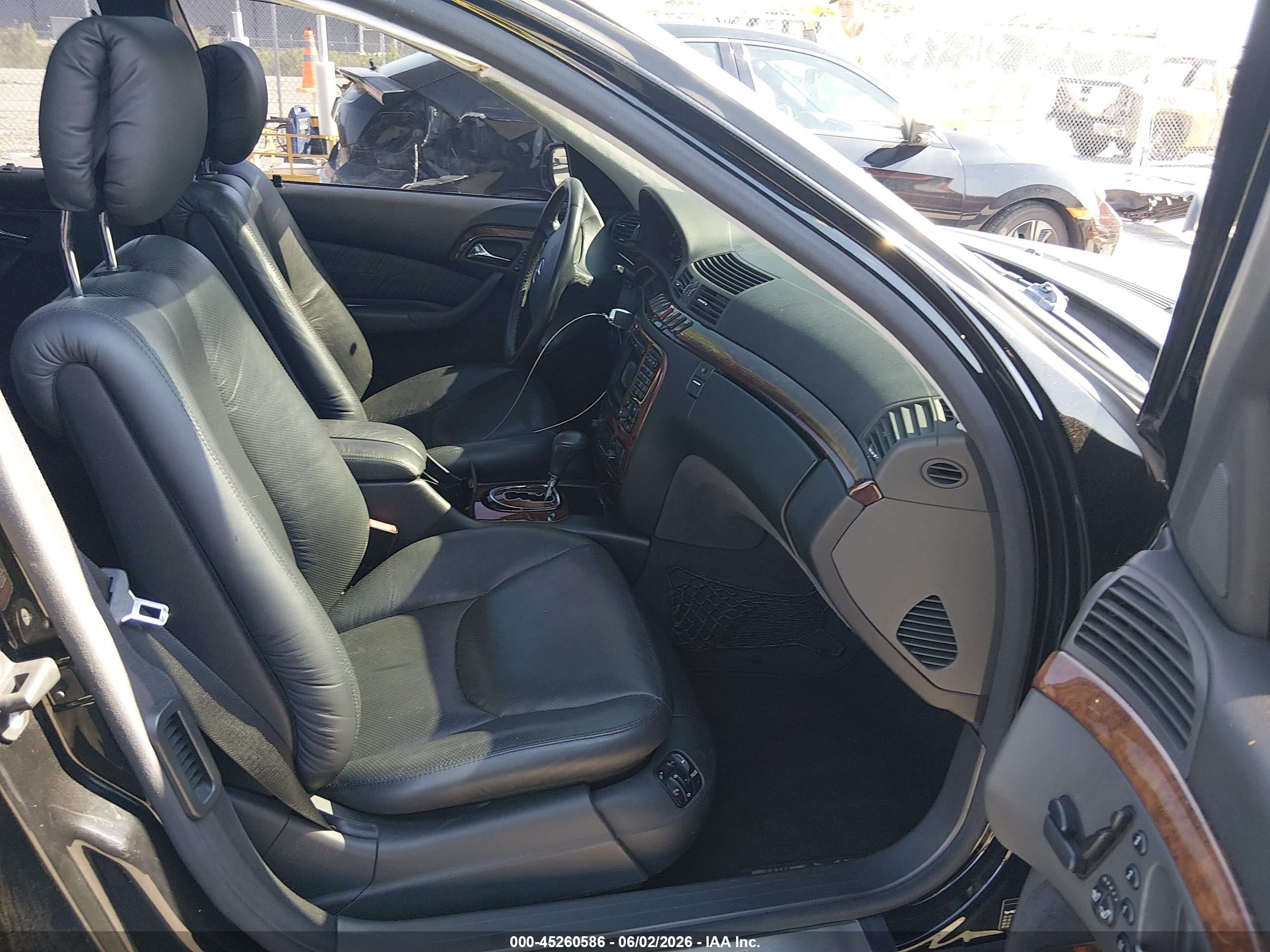 2002 Mercedes-benz S 55 Amg   Black vin: WDBNG73J02A254205