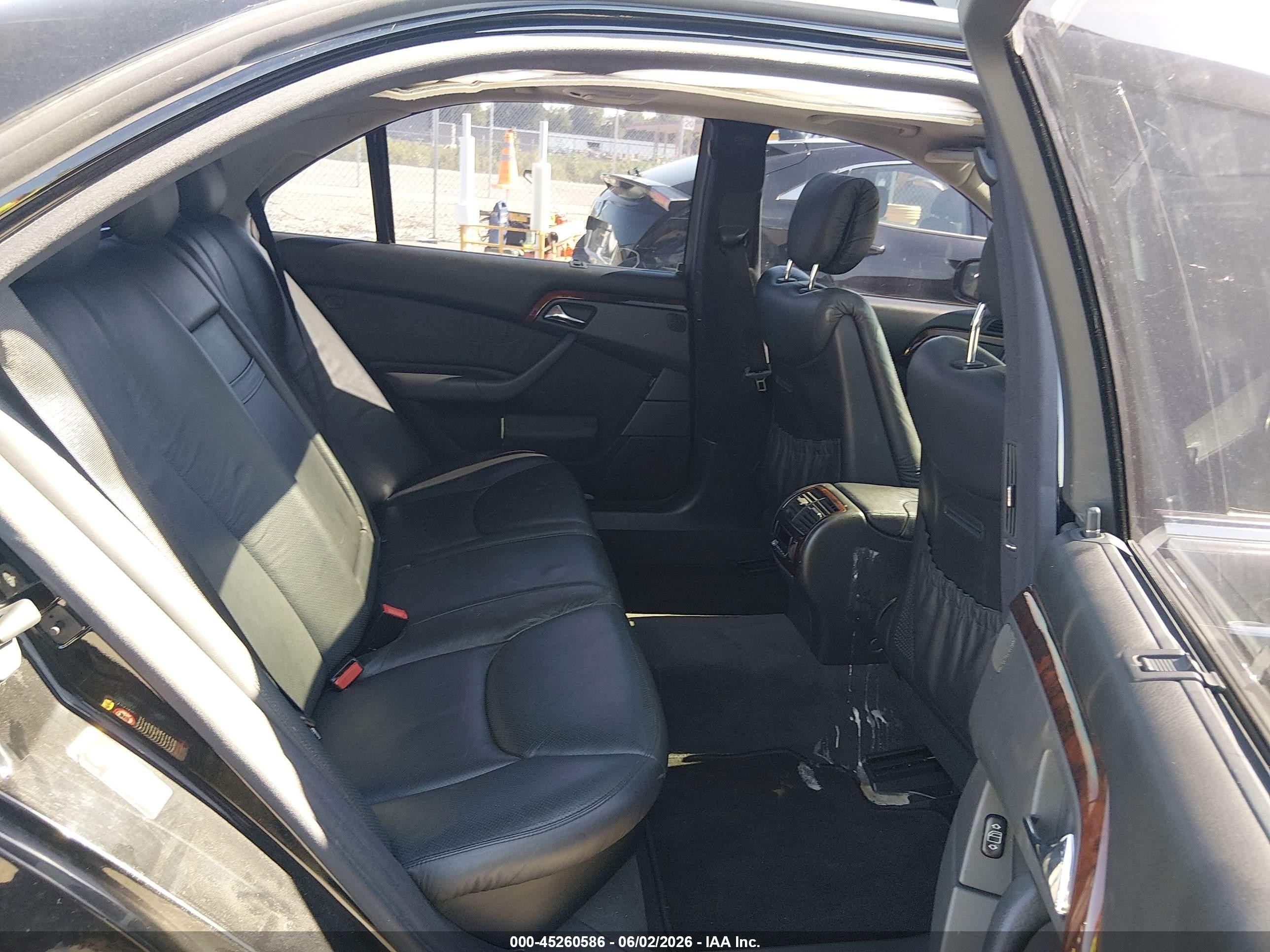 2002 Mercedes-benz S 55 Amg   Black vin: WDBNG73J02A254205