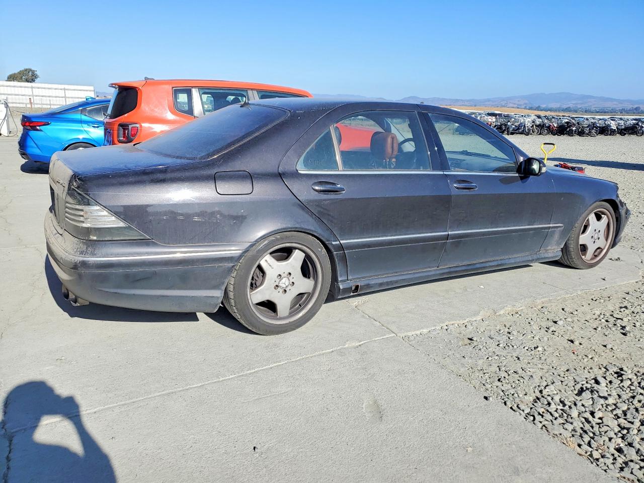 2002 Mercedes-benz S 55 Amg Black vin: WDBNG73J22A236790