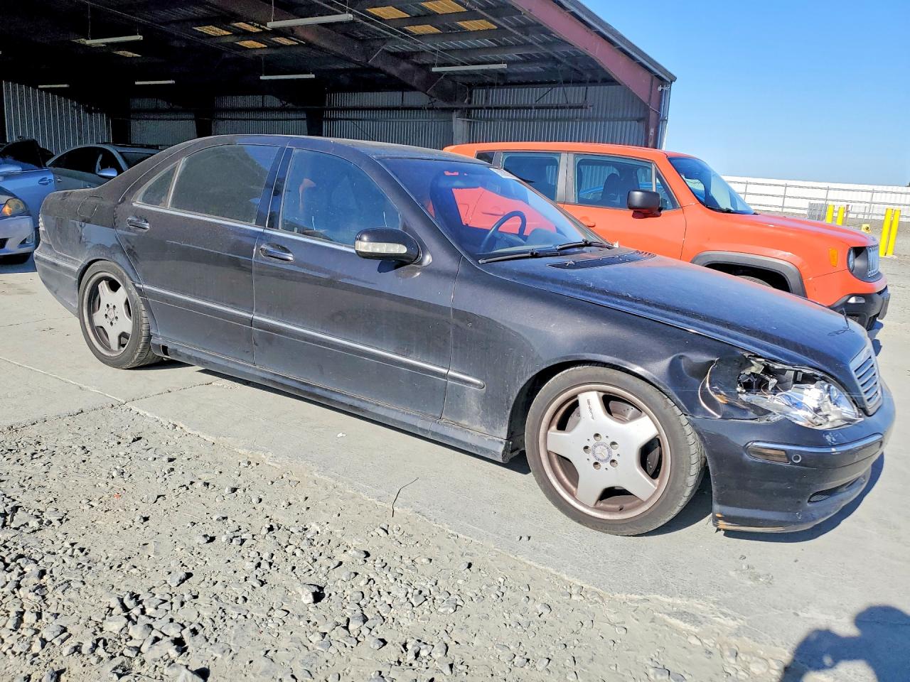 2002 Mercedes-benz S 55 Amg Black vin: WDBNG73J22A236790