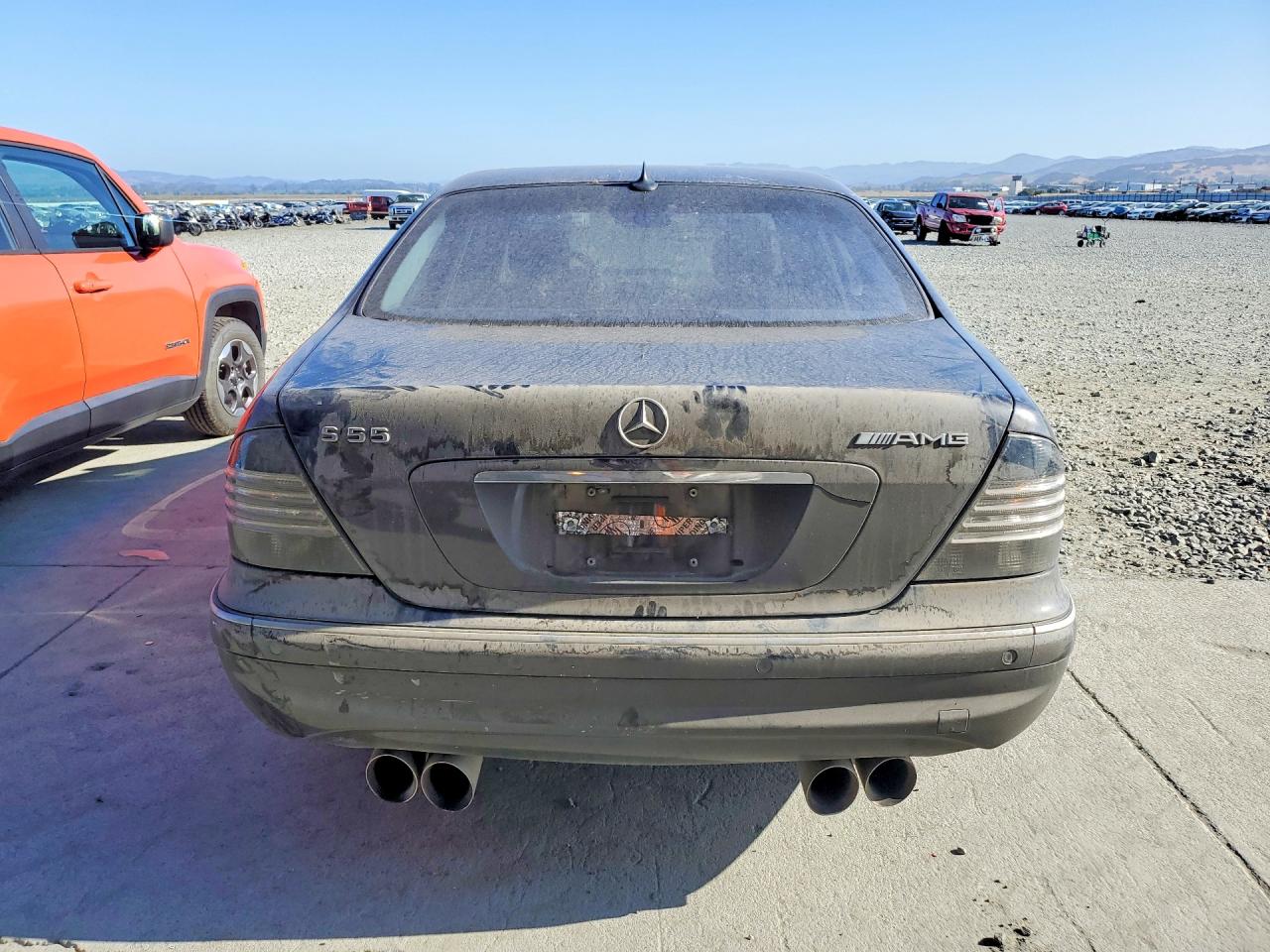 2002 Mercedes-benz S 55 Amg Black vin: WDBNG73J22A236790