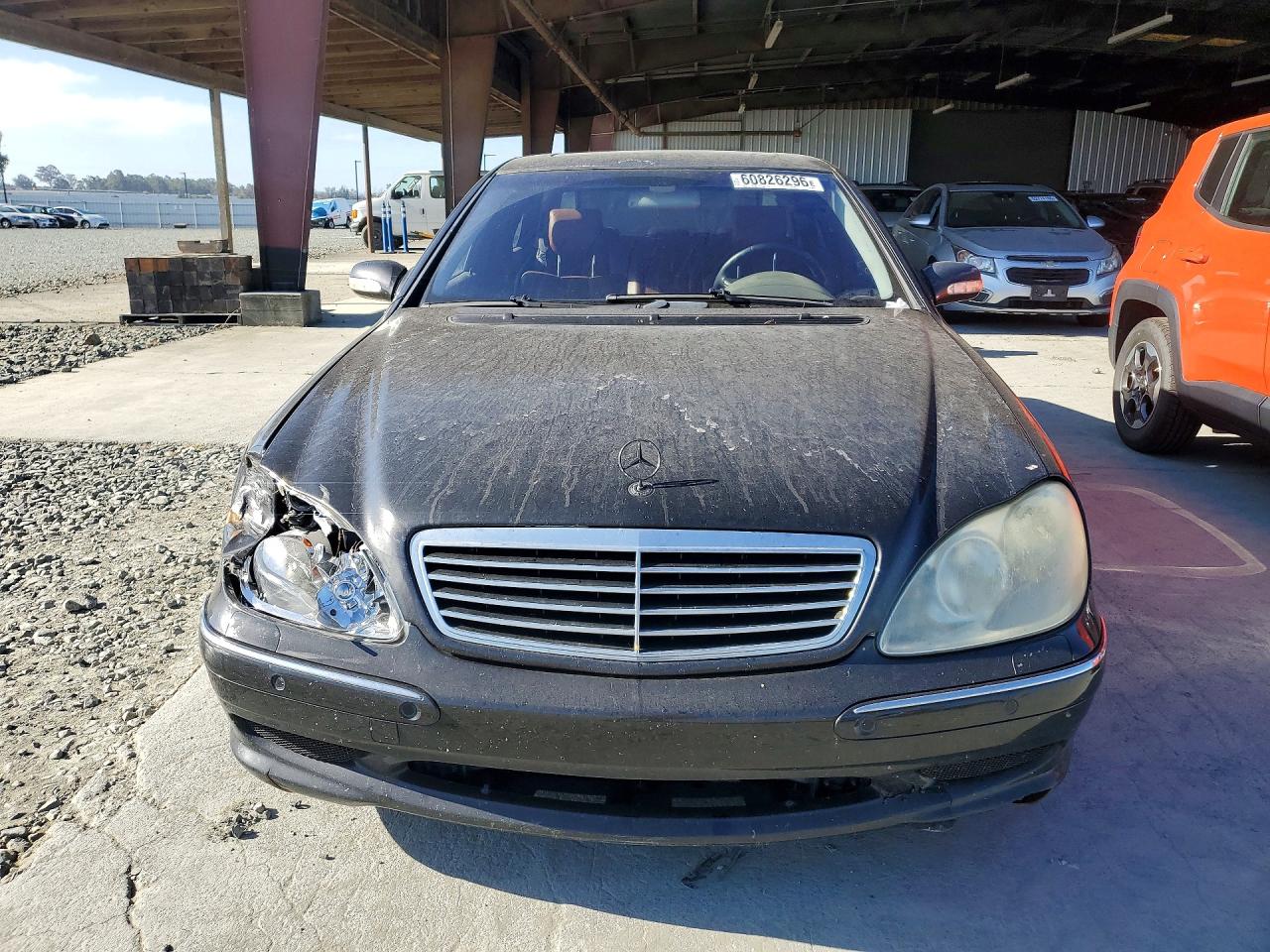 2002 Mercedes-benz S 55 Amg Black vin: WDBNG73J22A236790