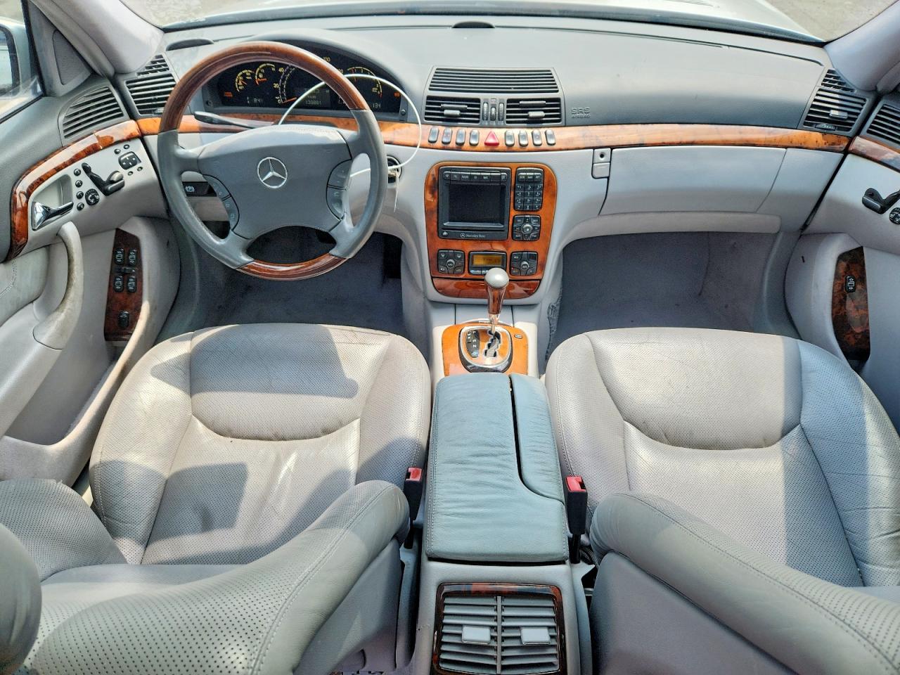 2002 Mercedes-benz S 55 Amg Silver vin: WDBNG73J22A251466