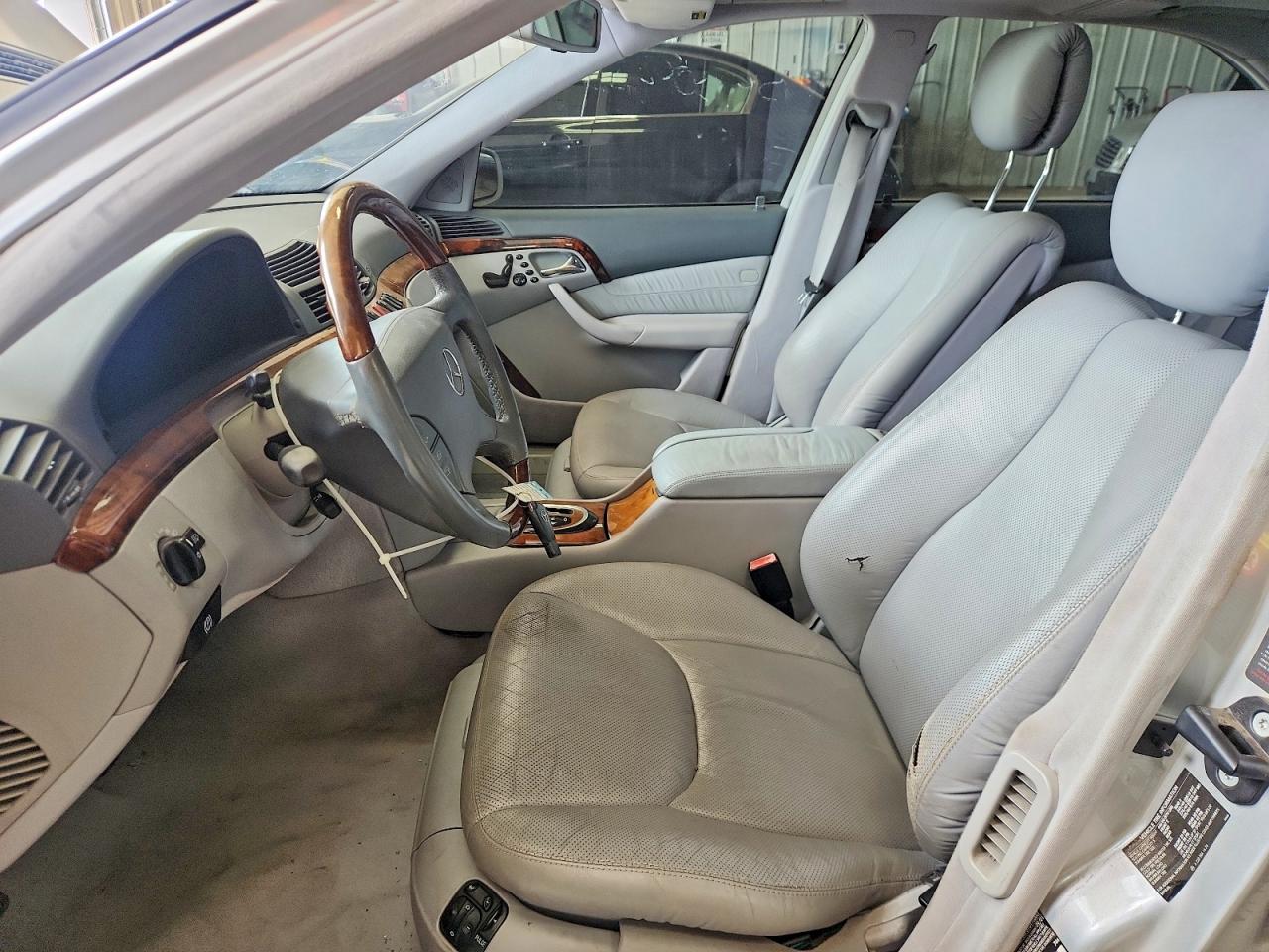 2002 Mercedes-benz S 55 Amg Silver vin: WDBNG73J22A251466