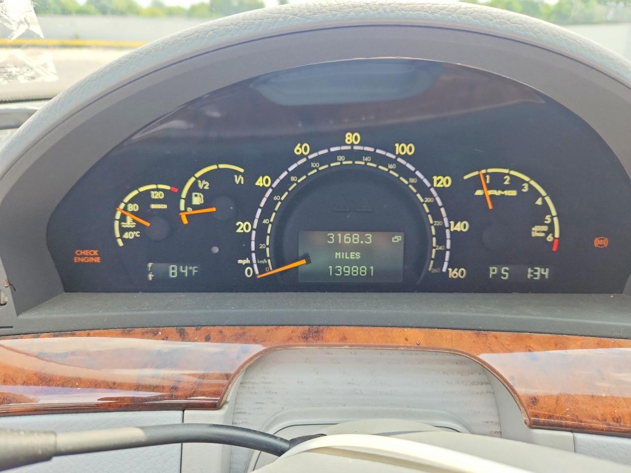 2002 Mercedes-benz S 55 Amg Silver vin: WDBNG73J22A251466