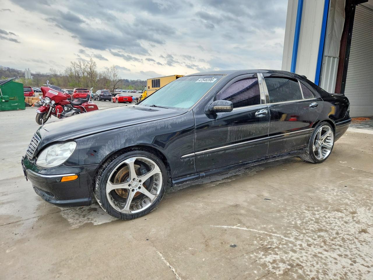 2002 Mercedes-benz S 55 Amg Black vin: WDBNG73J22A283639