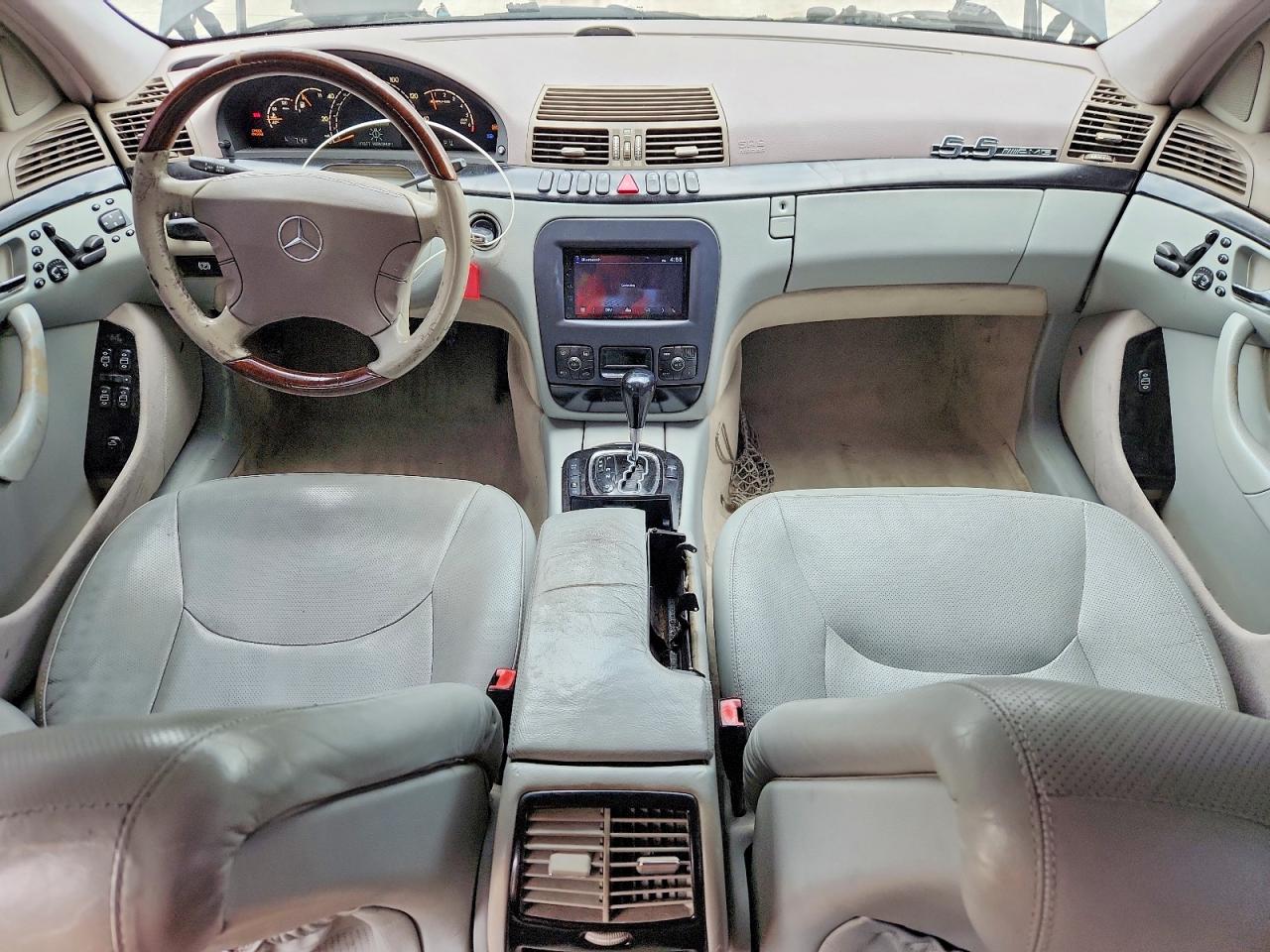 2002 Mercedes-benz S 55 Amg Black vin: WDBNG73J22A283639