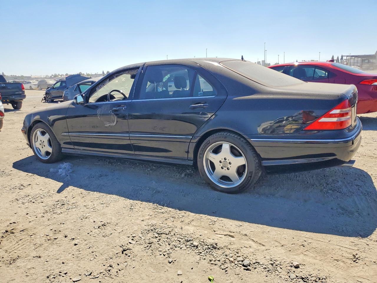 2002 Mercedes-benz S 55 Amg Black vin: WDBNG73J32A293676