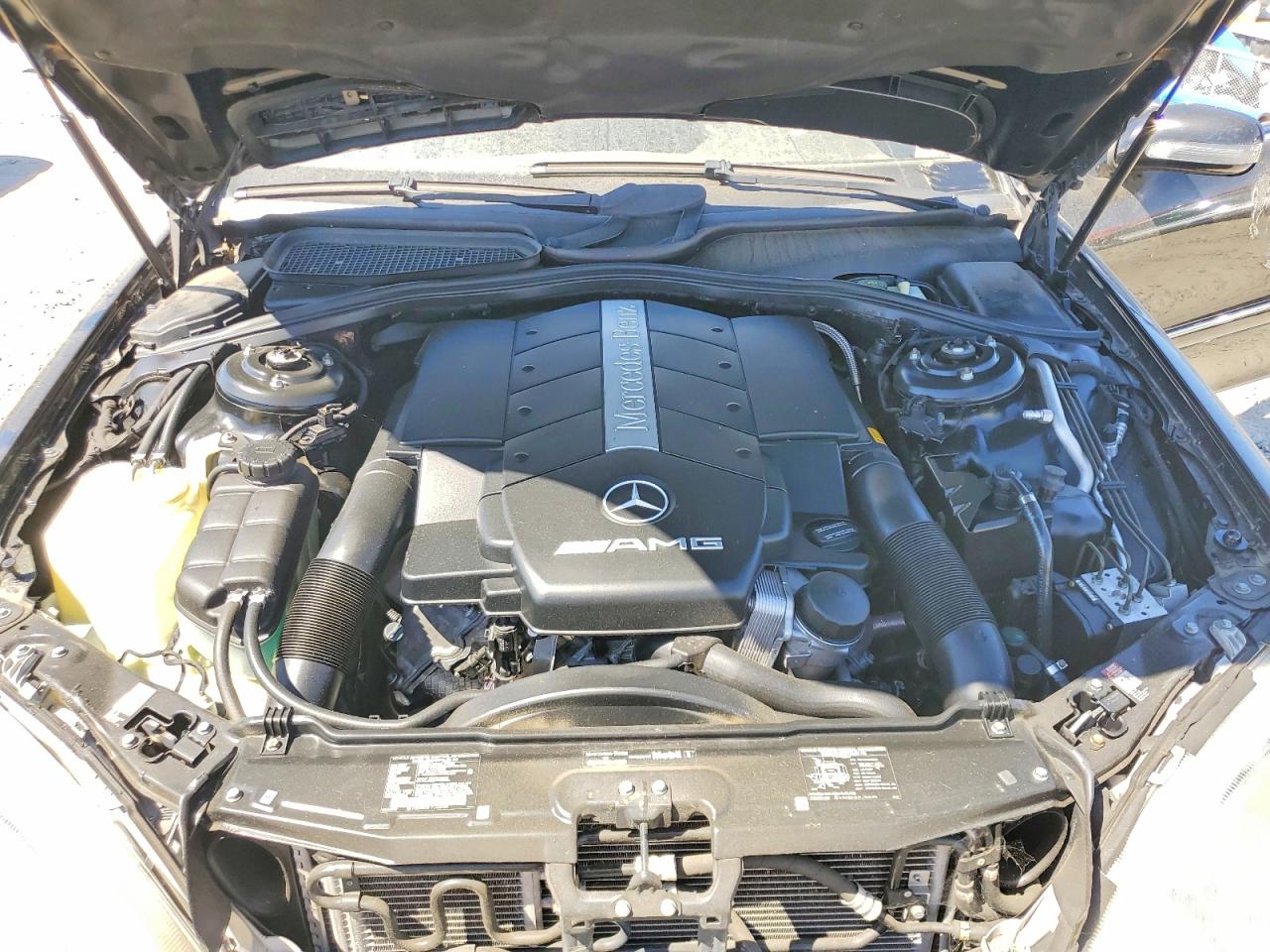2002 Mercedes-benz S 55 Amg Black vin: WDBNG73J32A293676