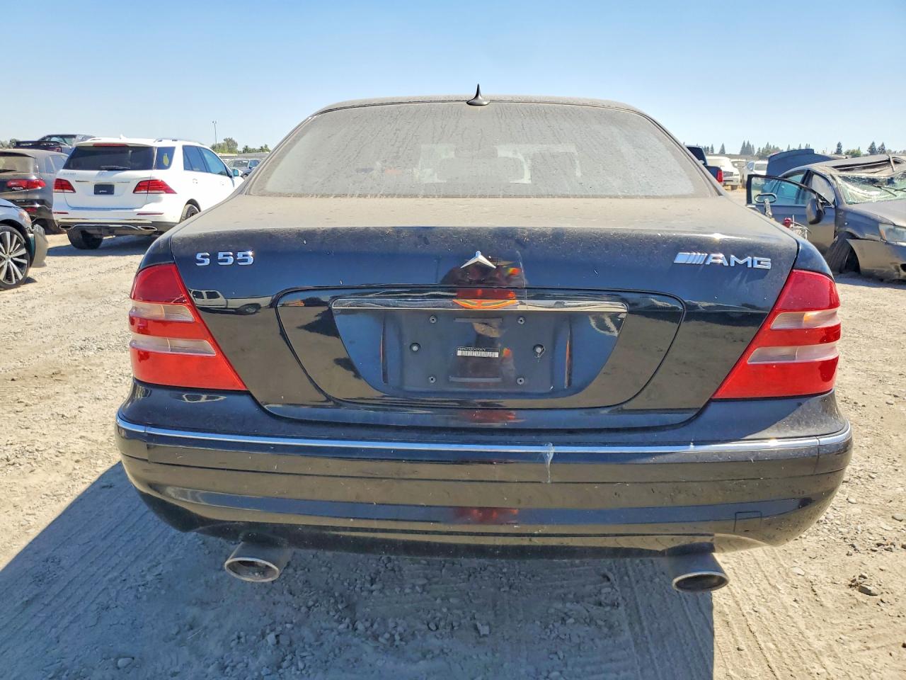 2002 Mercedes-benz S 55 Amg Black vin: WDBNG73J32A293676