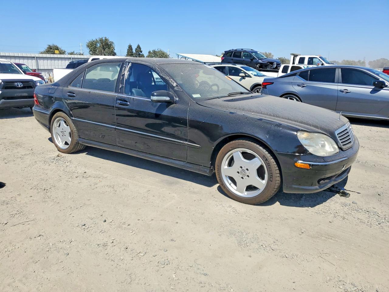 2002 Mercedes-benz S 55 Amg Black vin: WDBNG73J32A293676