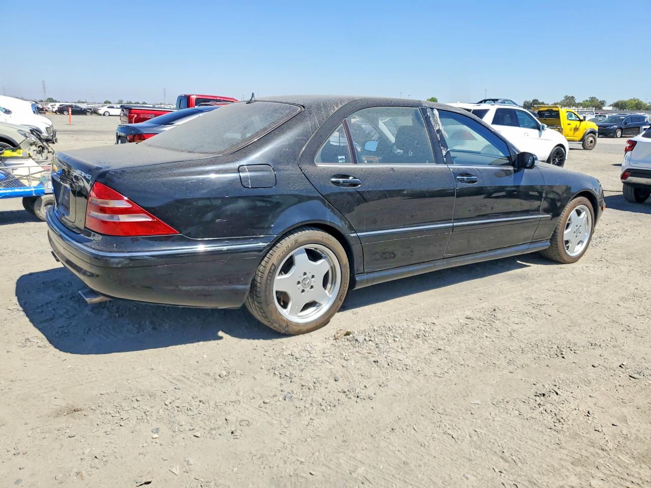 2002 Mercedes-benz S 55 Amg Black vin: WDBNG73J32A293676