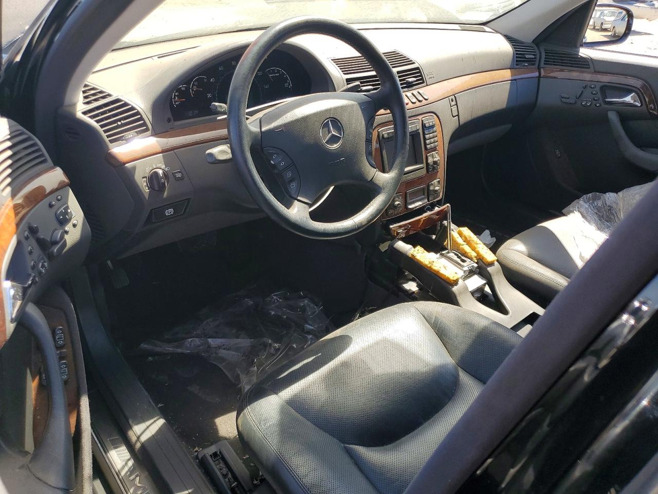 2002 Mercedes-benz S 55 Amg Black vin: WDBNG73J32A293676