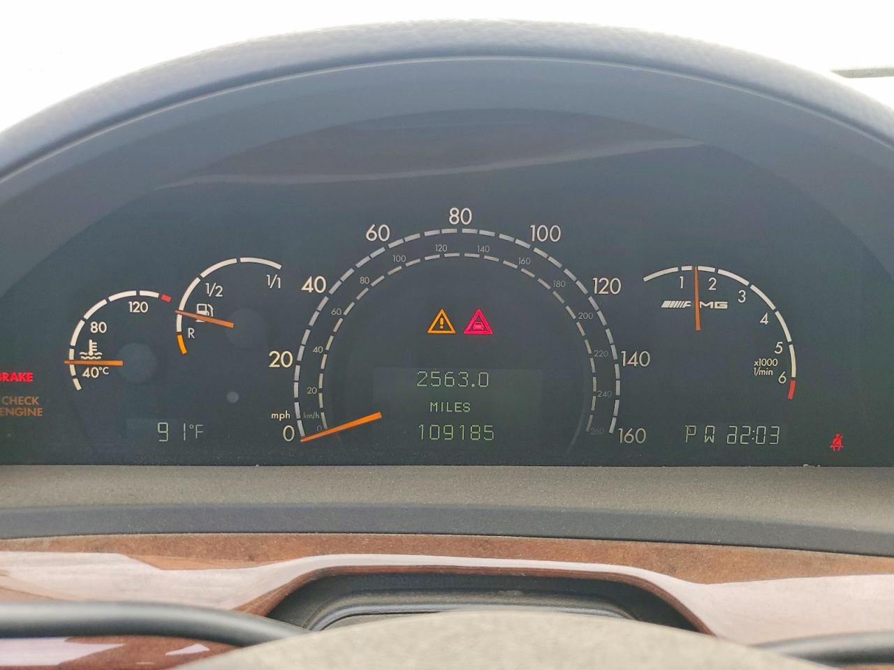 2002 Mercedes-benz S 55 Amg Black vin: WDBNG73J32A293676