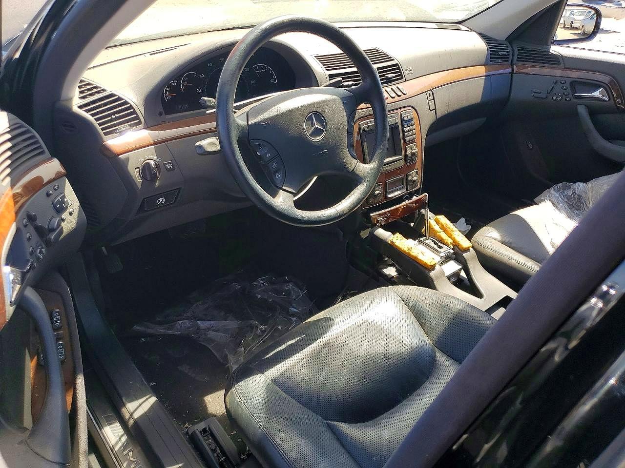 2002 Mercedes-benz S 55 Amg Black vin: WDBNG73J32A293676