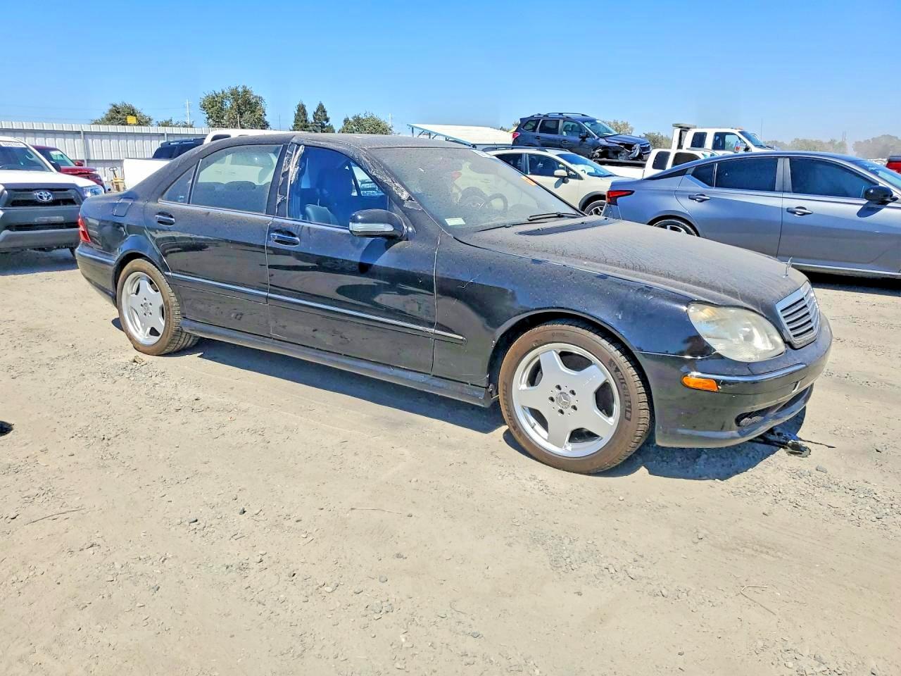 2002 Mercedes-benz S 55 Amg Black vin: WDBNG73J32A293676