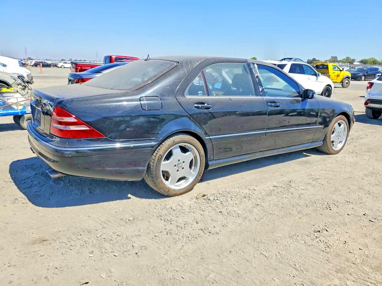 2002 Mercedes-benz S 55 Amg Black vin: WDBNG73J32A293676