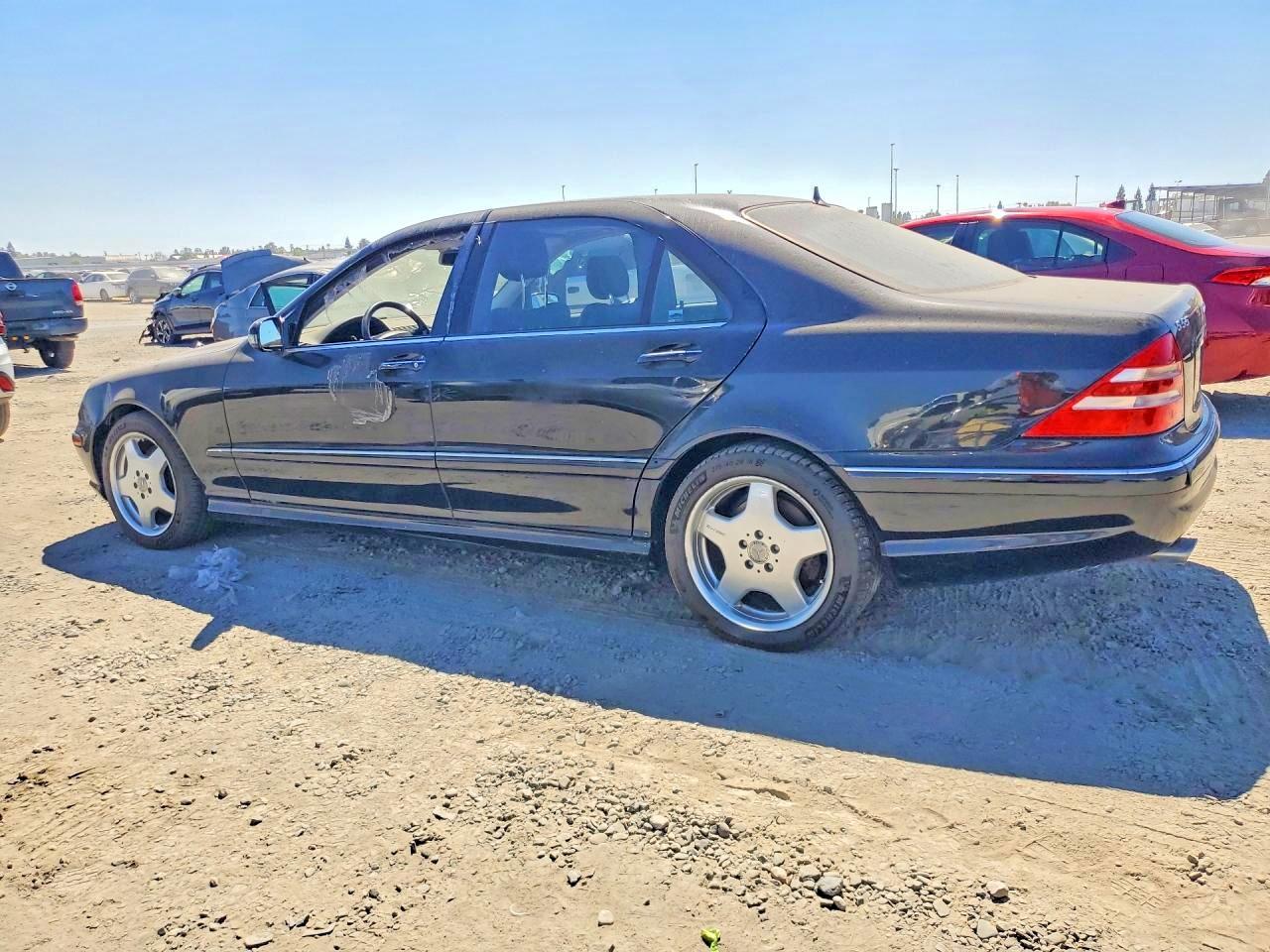 2002 Mercedes-benz S 55 Amg Black vin: WDBNG73J32A293676