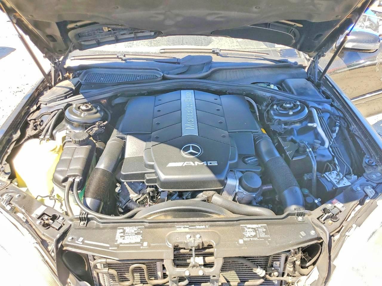 2002 Mercedes-benz S 55 Amg Black vin: WDBNG73J32A293676
