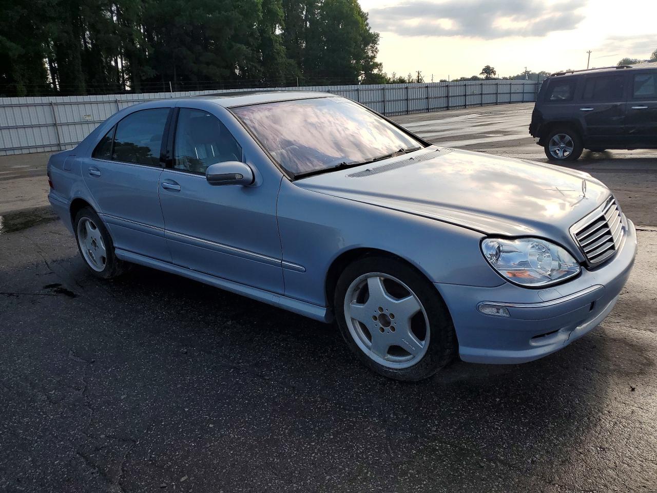 2001 Mercedes-benz S 55 Amg Синий vin: WDBNG73J51A202955