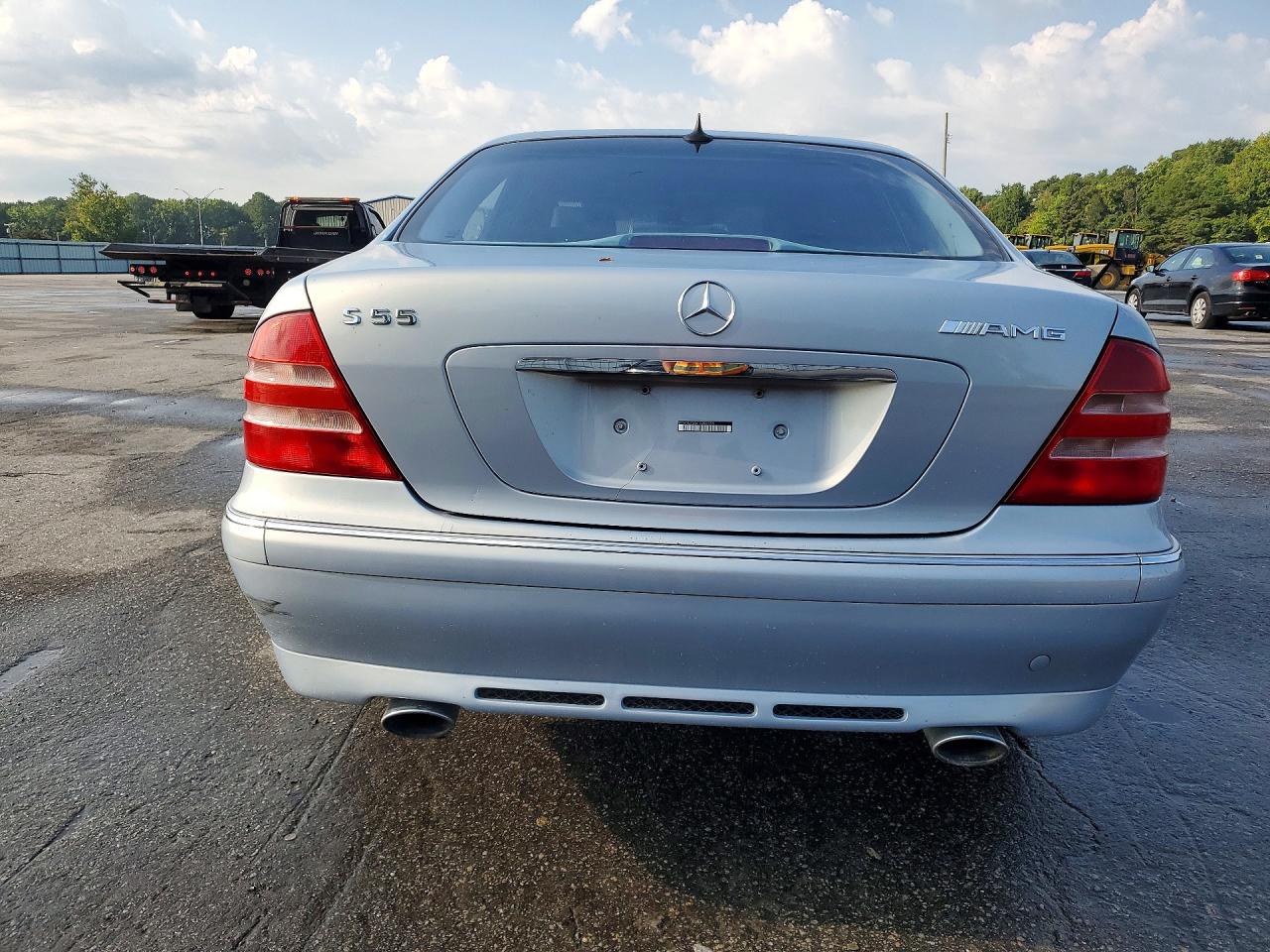 2001 Mercedes-benz S 55 Amg Синий vin: WDBNG73J51A202955