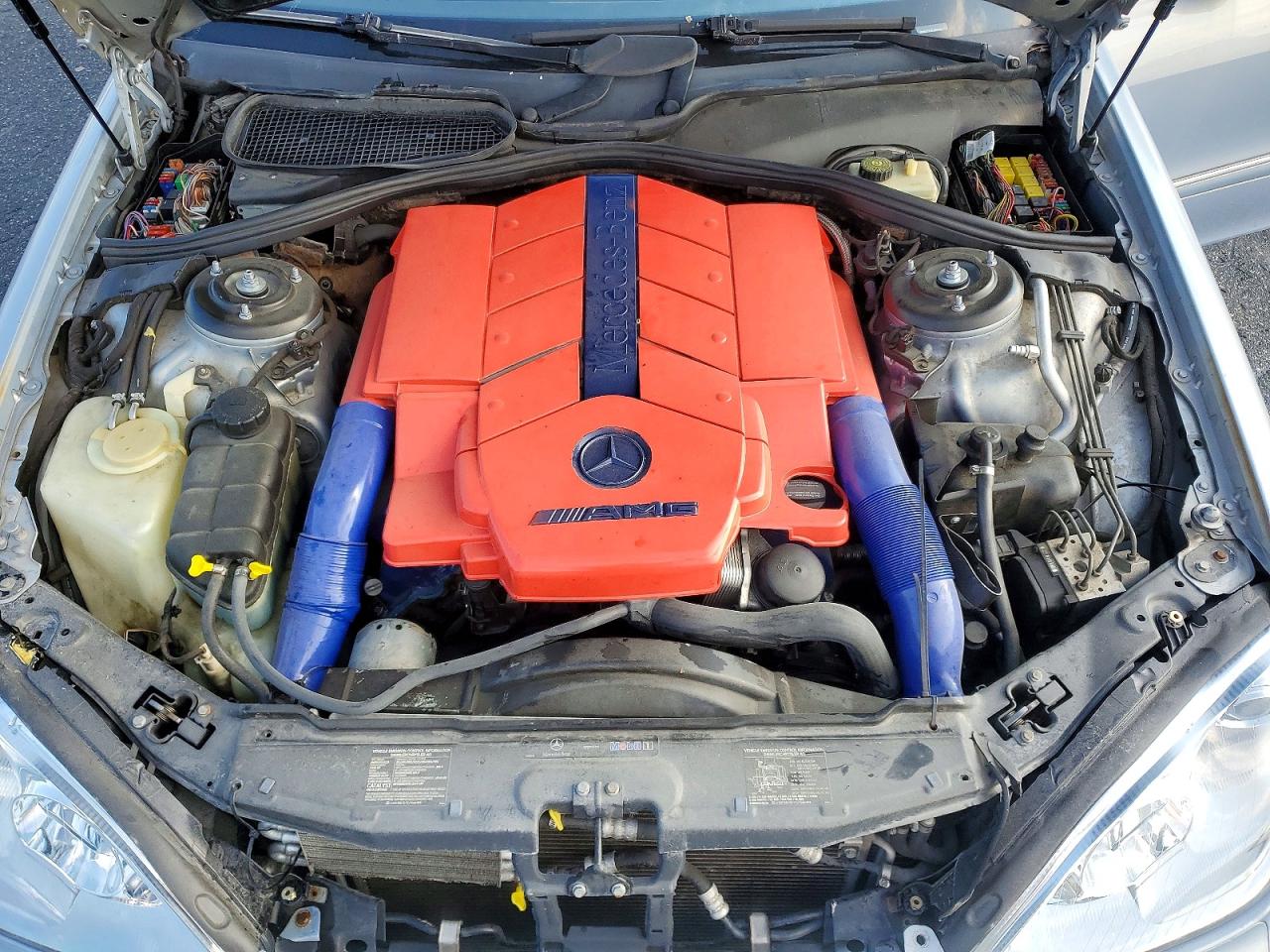 2001 Mercedes-benz S 55 Amg Синий vin: WDBNG73J51A202955