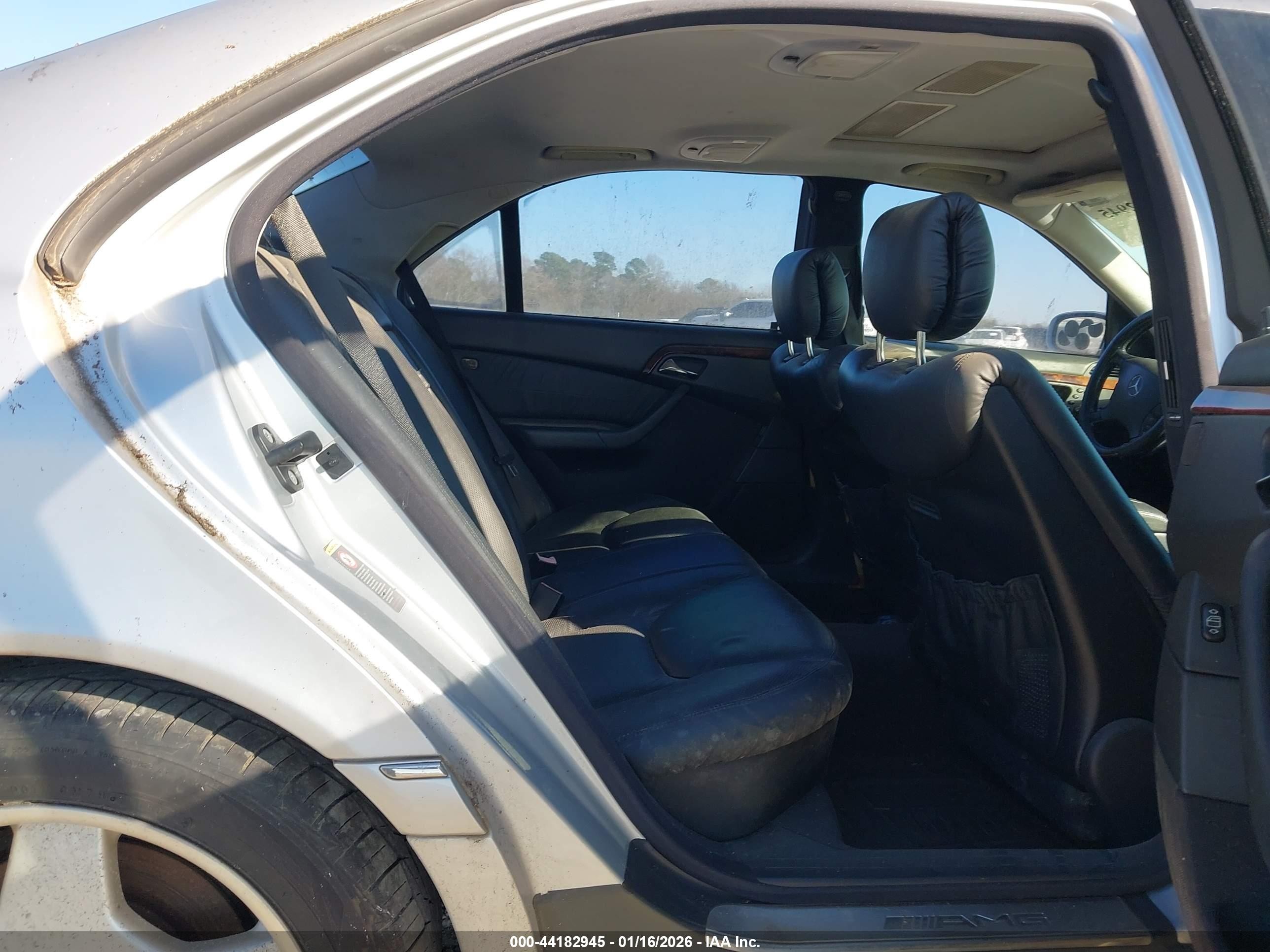 2002 Mercedes-benz S 55 Amg   Silver vin: WDBNG73J62A263703