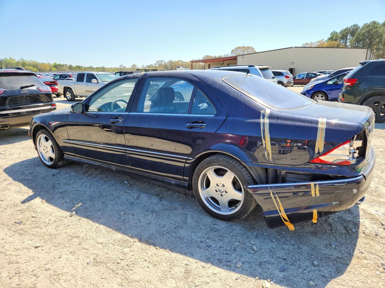 2002 Mercedes-benz S 55 Amg Blue vin: WDBNG73J72A229270