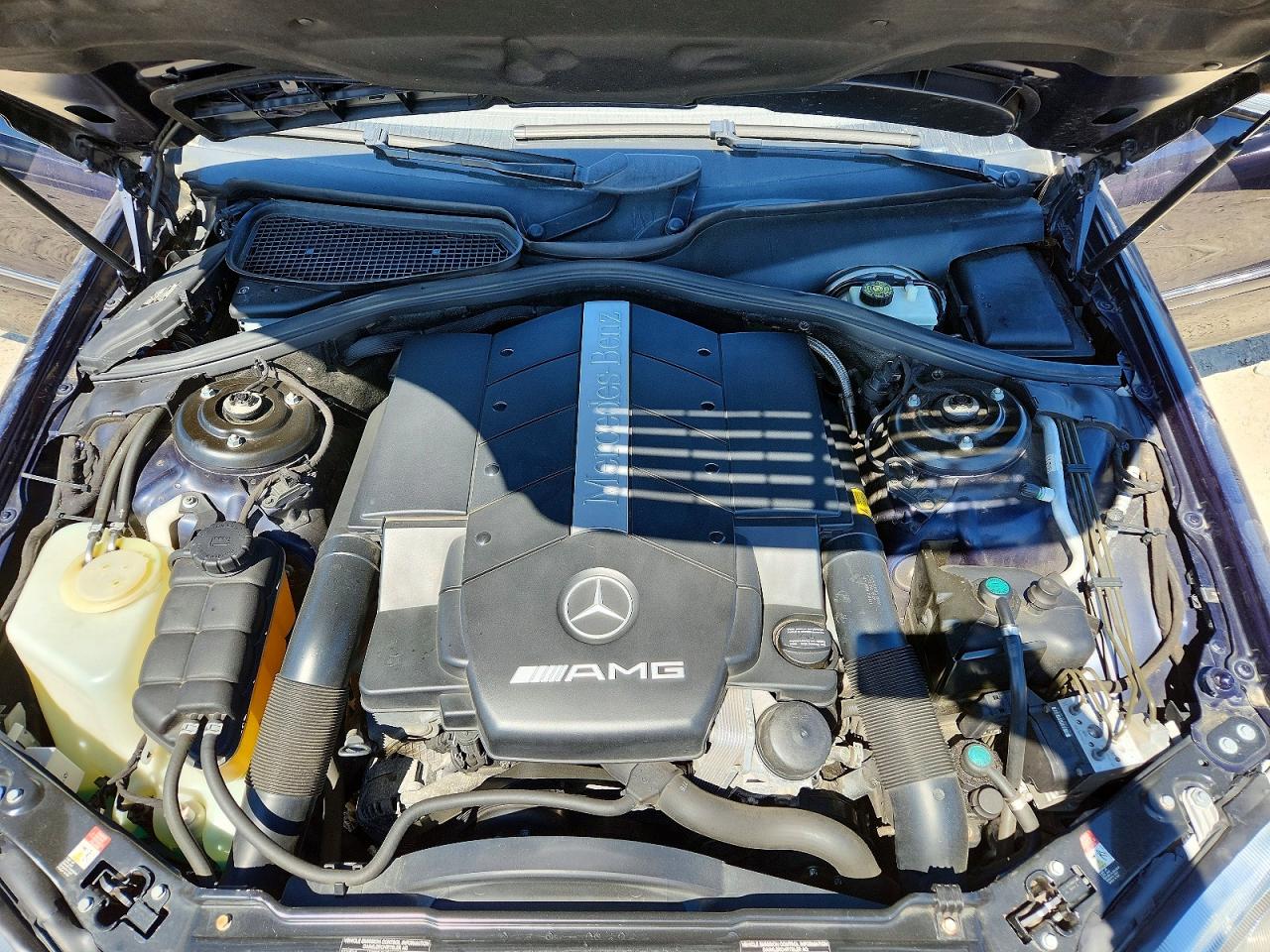 2002 Mercedes-benz S 55 Amg Blue vin: WDBNG73J72A229270
