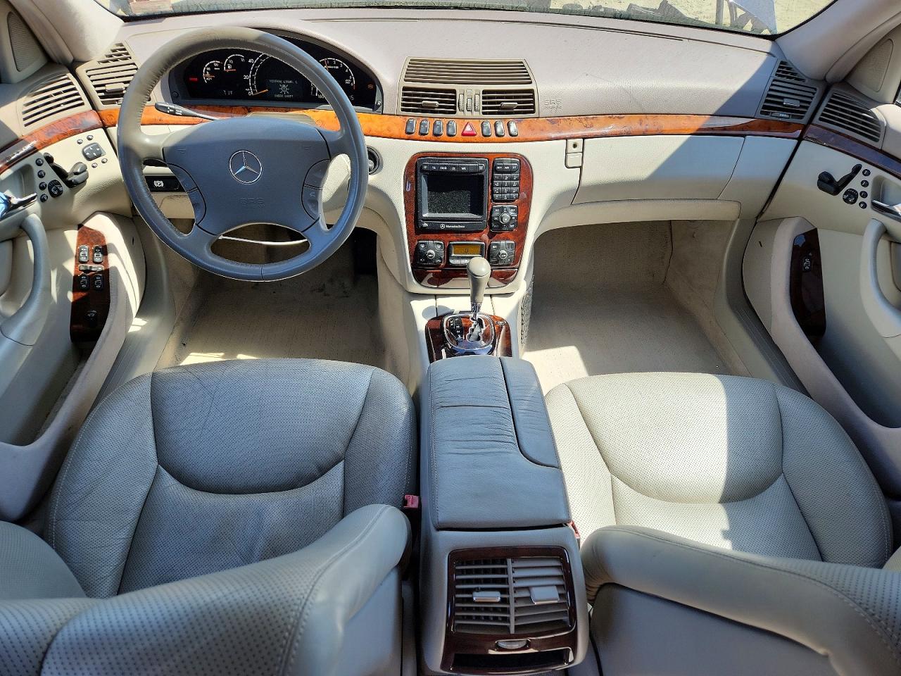 2002 Mercedes-benz S 55 Amg Blue vin: WDBNG73J72A229270